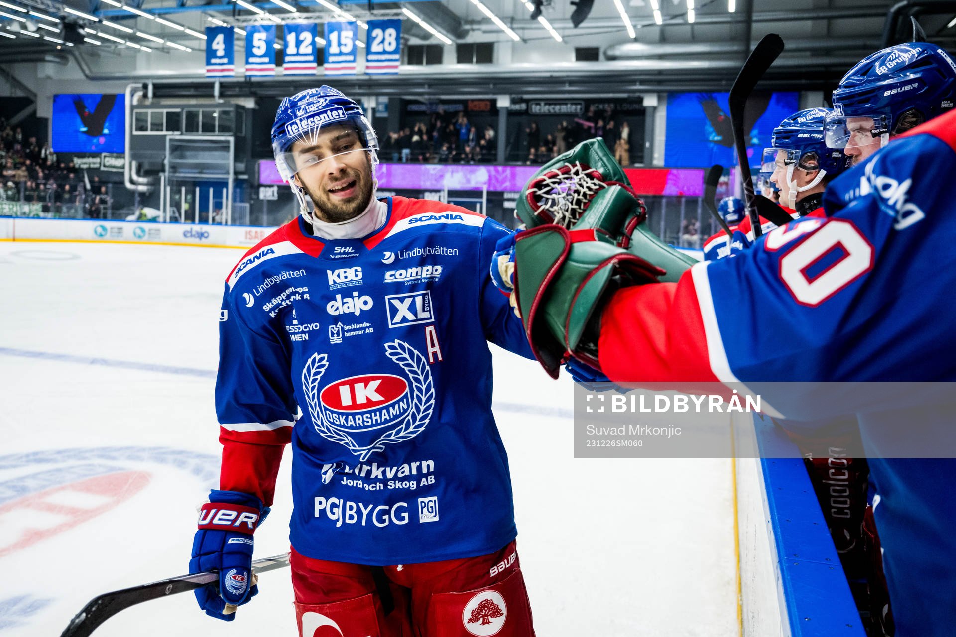 Oskarshamns Ahti Oksanen jublar