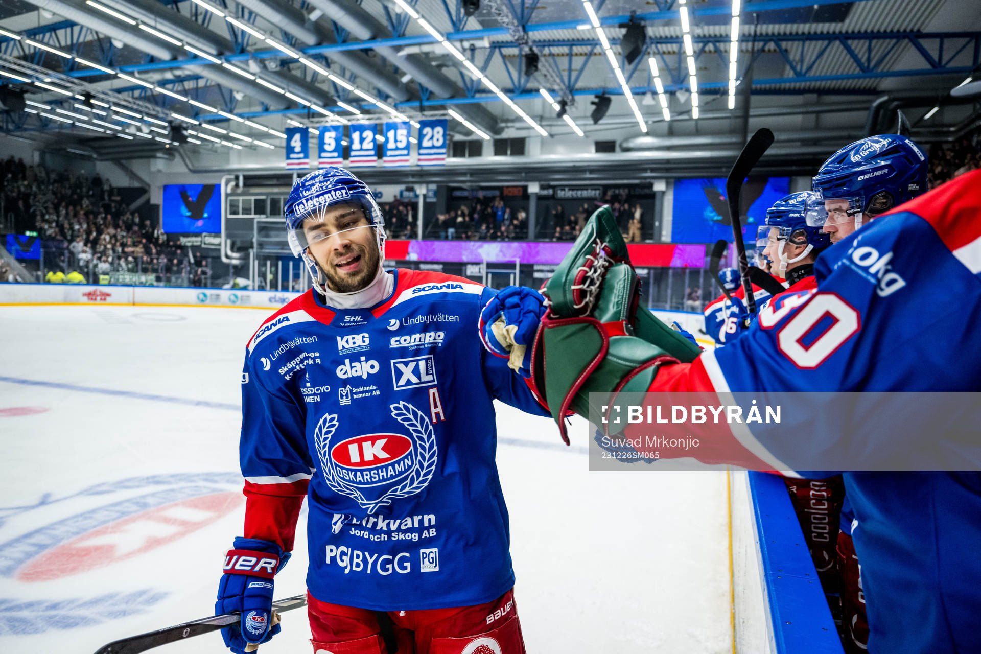 Oskarshamns Ahti Oksanen jublar