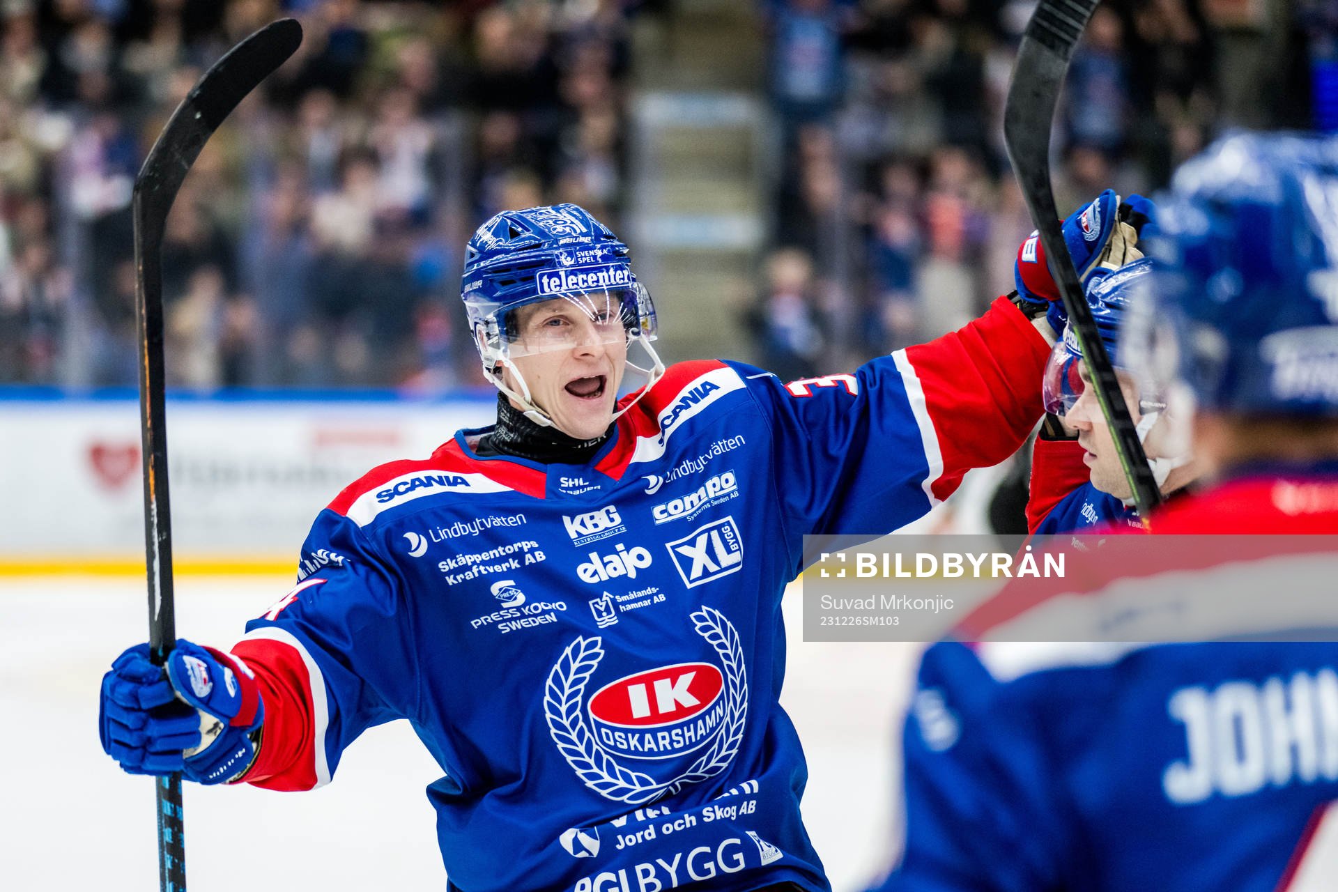 Oskarshamns Olli Palola jublar