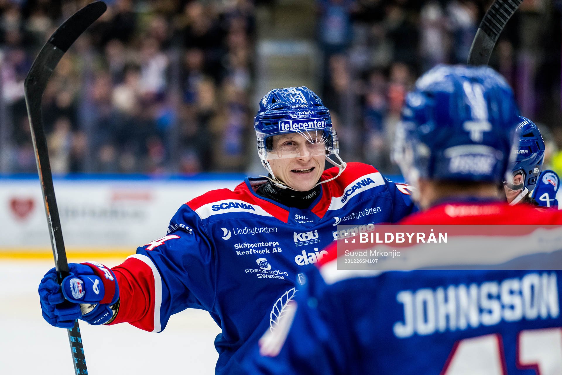 Oskarshamns Olli Palola jublar