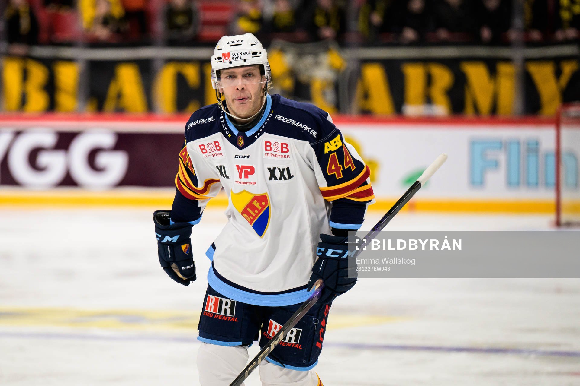 Djurgårdens Olle Liss jublar