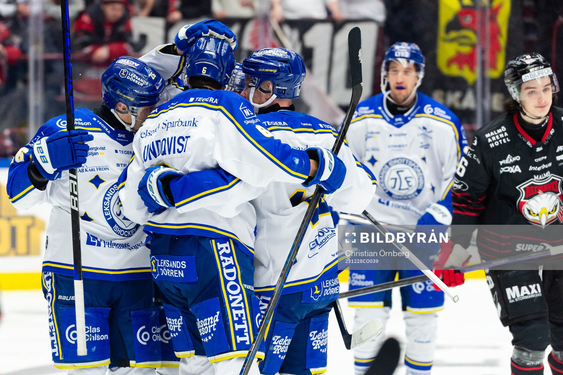 Leksands Alexander Lundqvist jublar