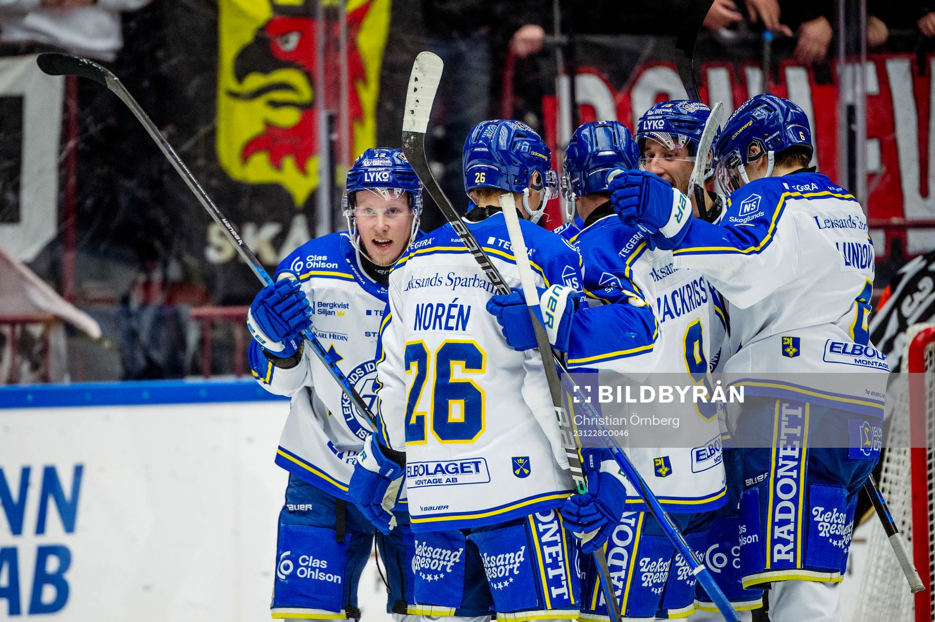 Leksands Kalle Östman jublar