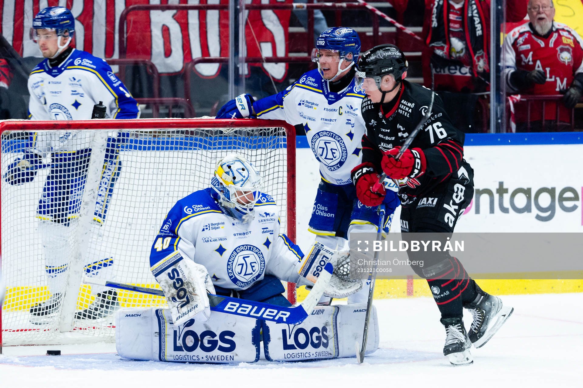 Malmö Redhawks Tomi Sallinen gör 1-4 bakom Leksands