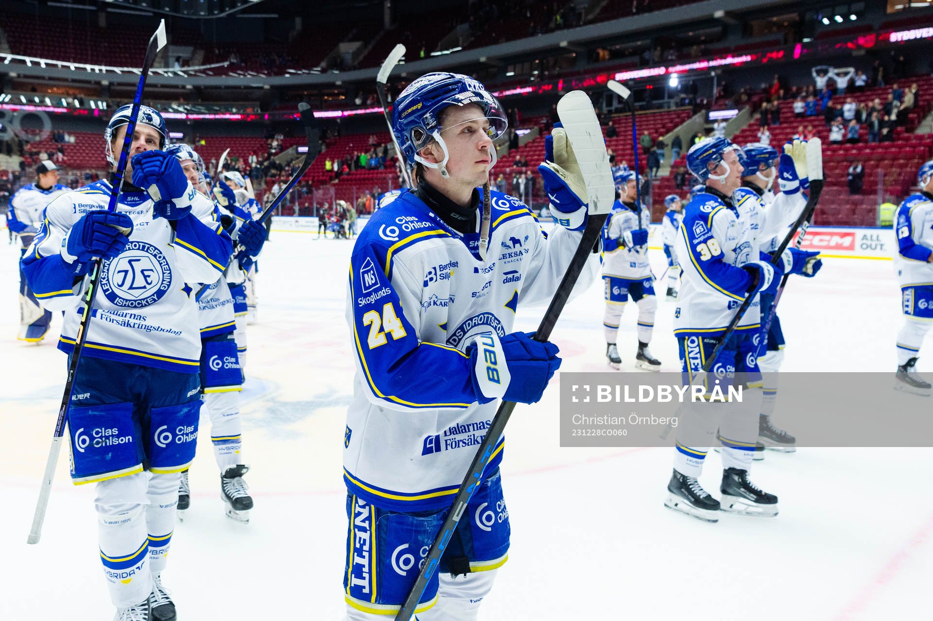 Leksands Arvid Eljas jublar