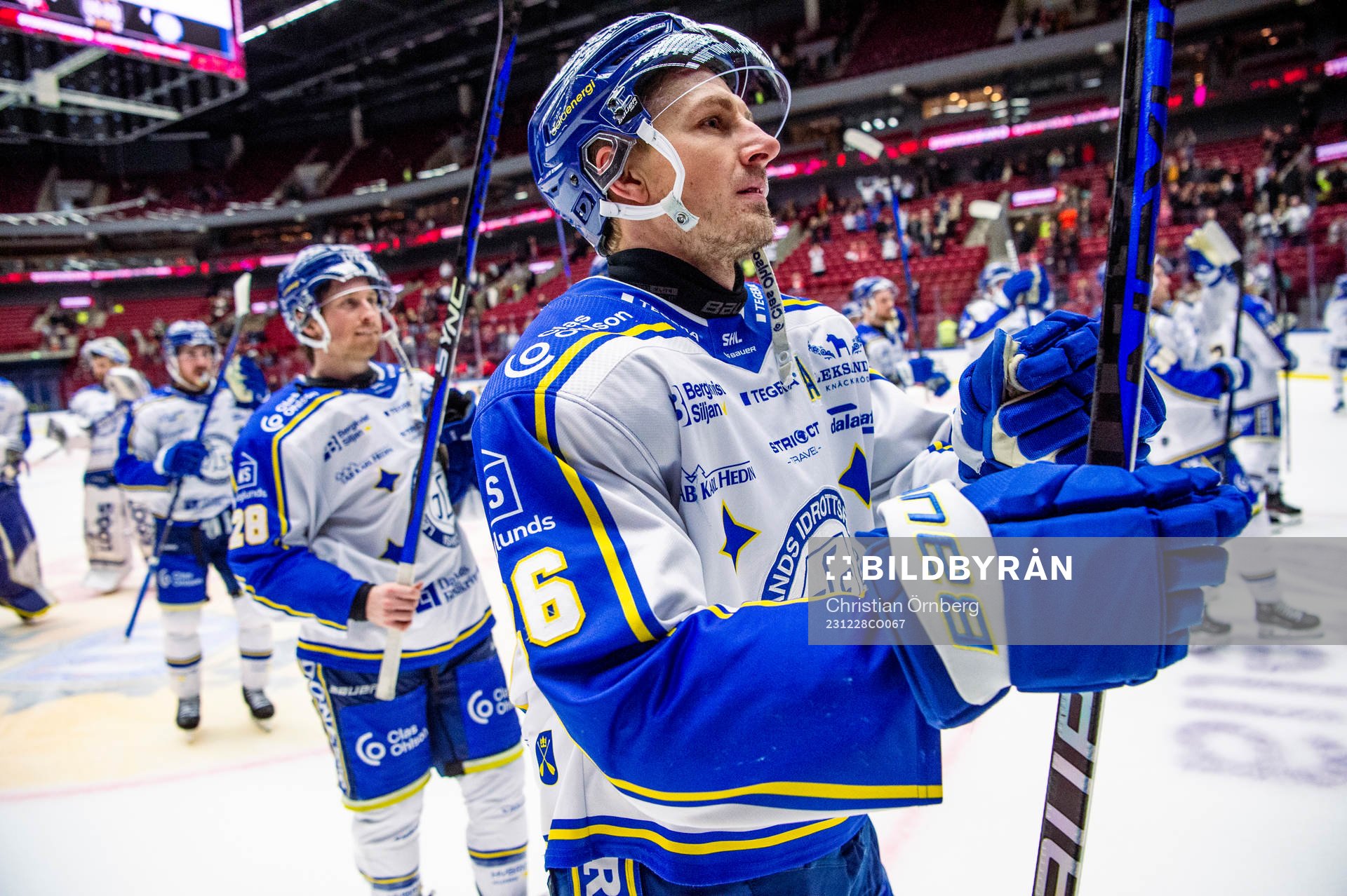Leksands Patrik Norén jublar