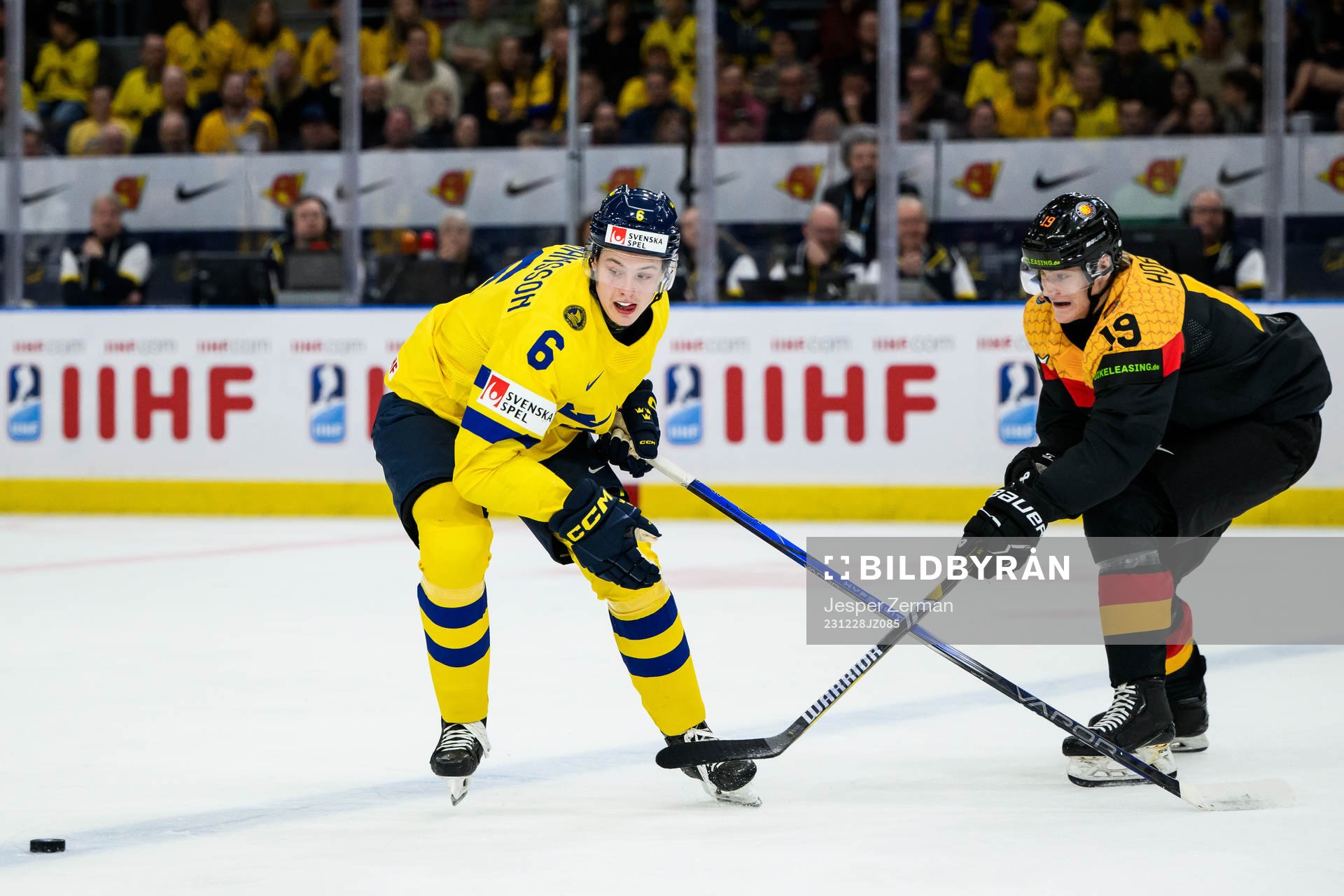 Anton Johansson of Sweden and Eric Hordler of Germany
