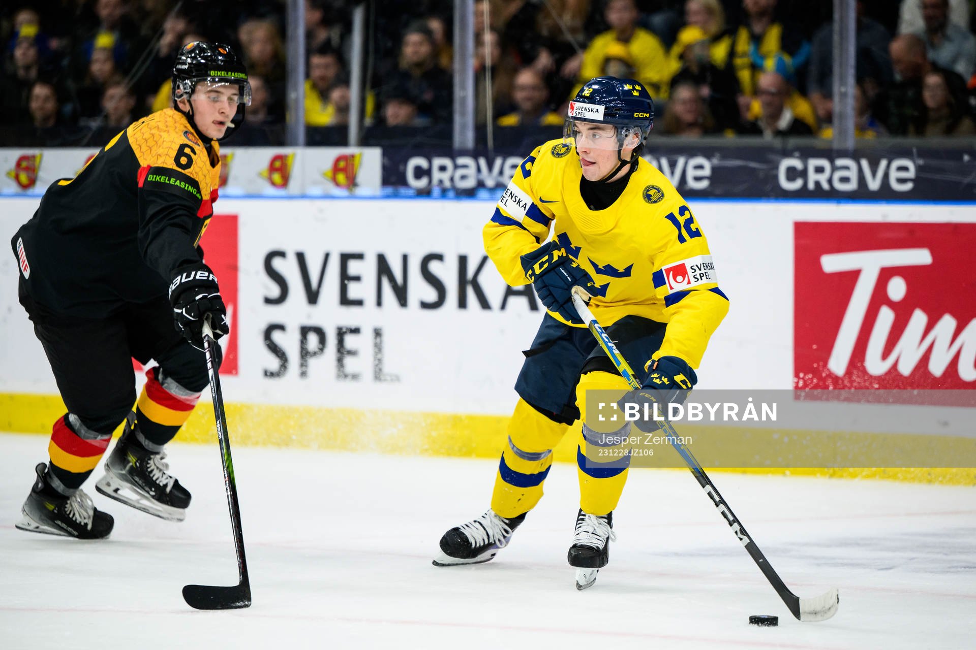 Michael Reich of Germany and Noah Östlund of Sweden