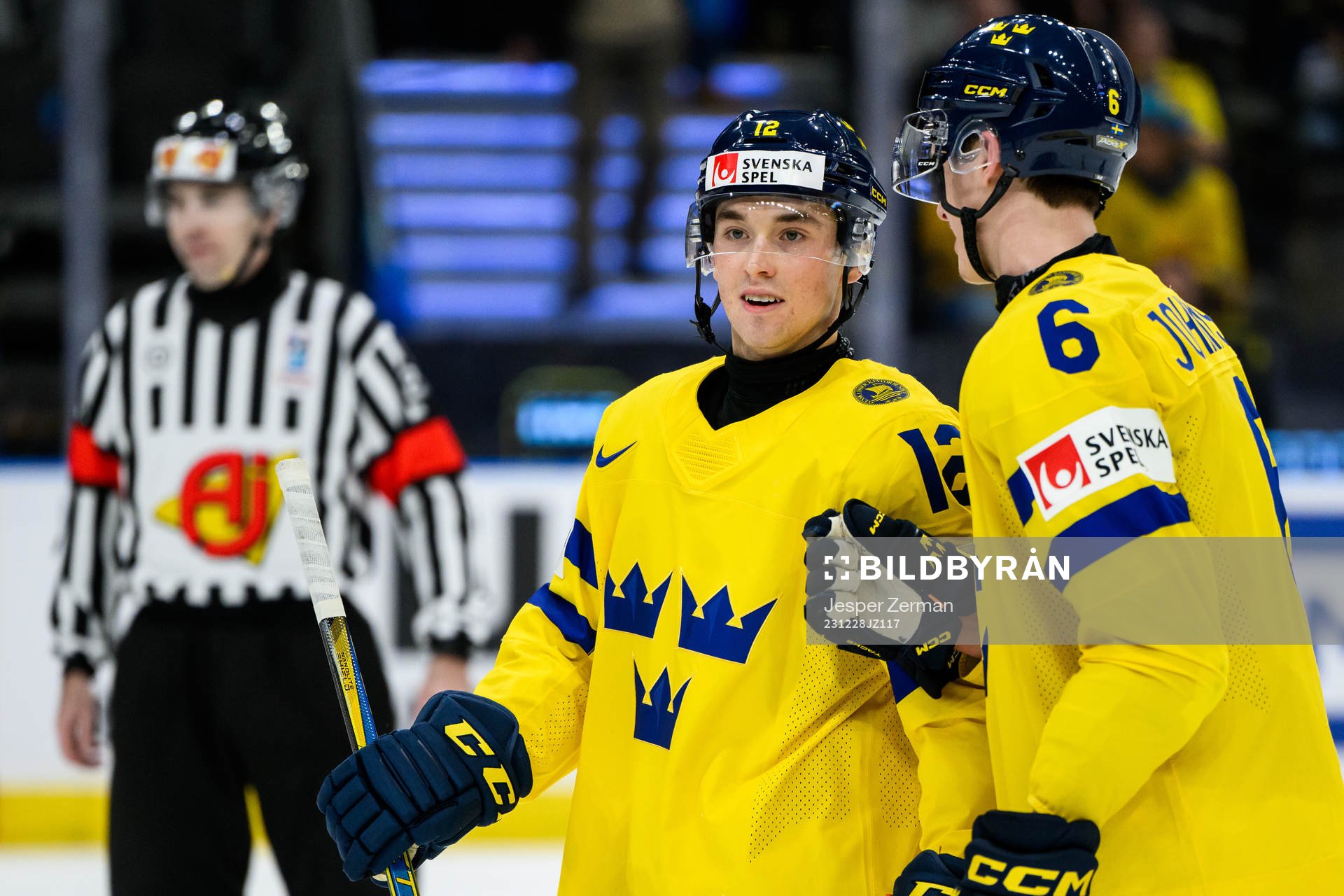 Noah Östlund and Anton Johansson of Sweden