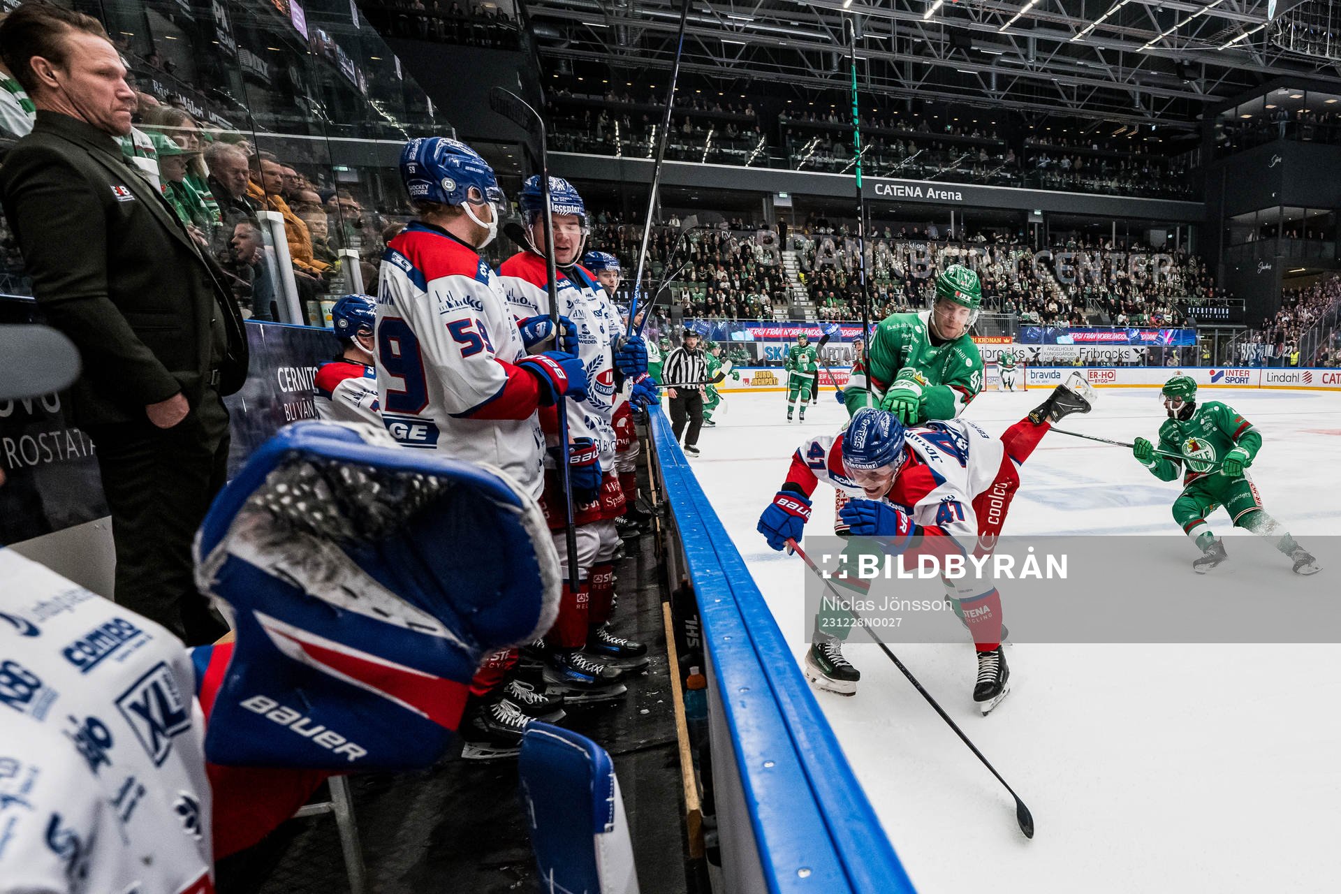 Rögles Adam Tambellini och Oskarshamns Johan Johnsson