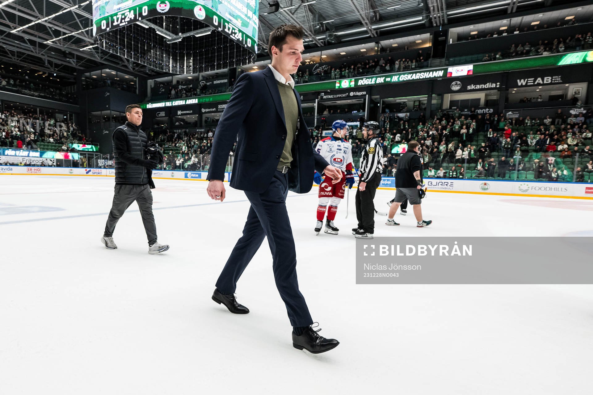 Rögles assisterande tränare Max Bohlin