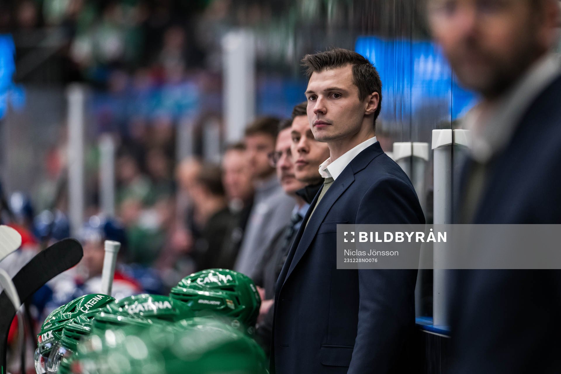 Rögles assisterande tränare Max Bohlin