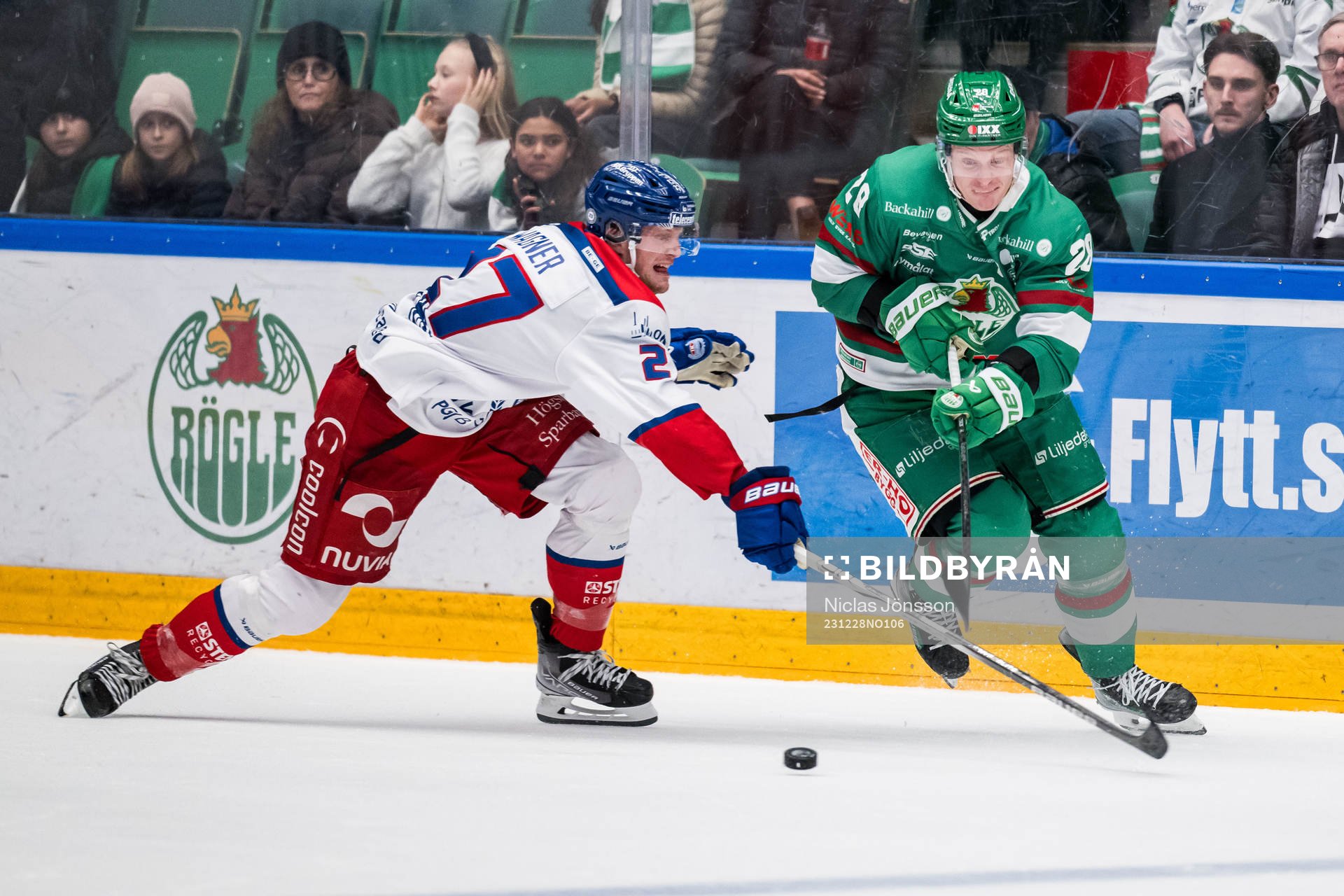 Oskarshamns Austin Wagner och Rögles Anton Bengtsson