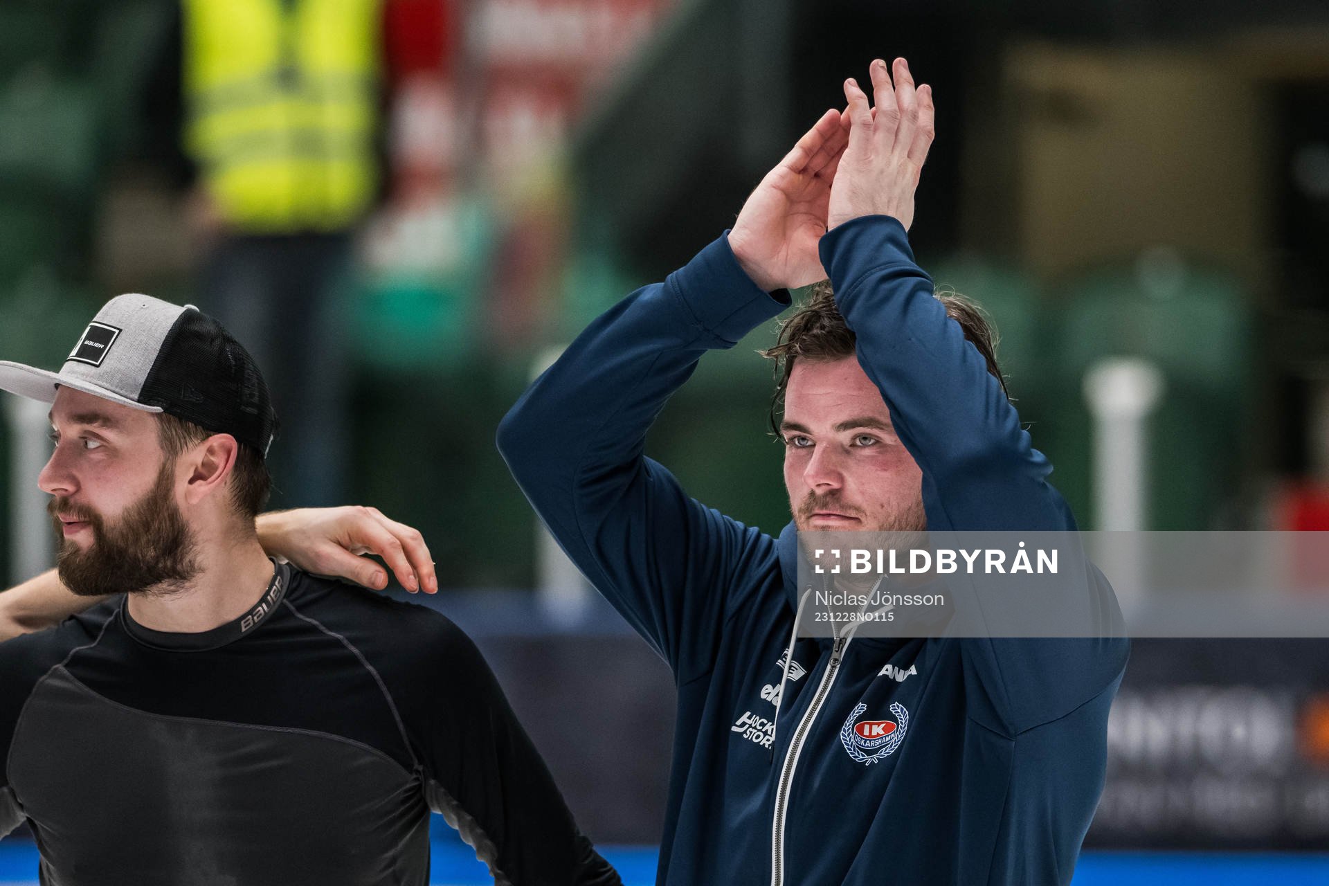 Oskarshamns Oscar Engsund jublar