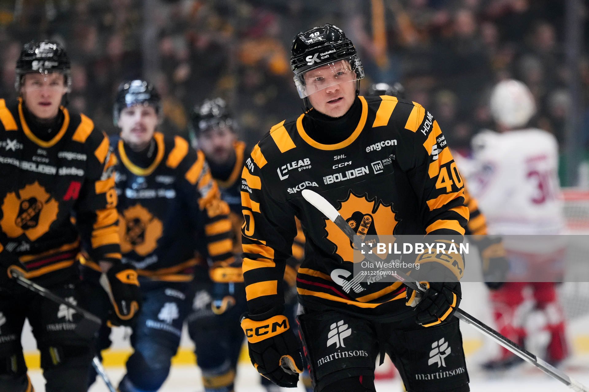 Skellefteås Anton Heikkinen jublar