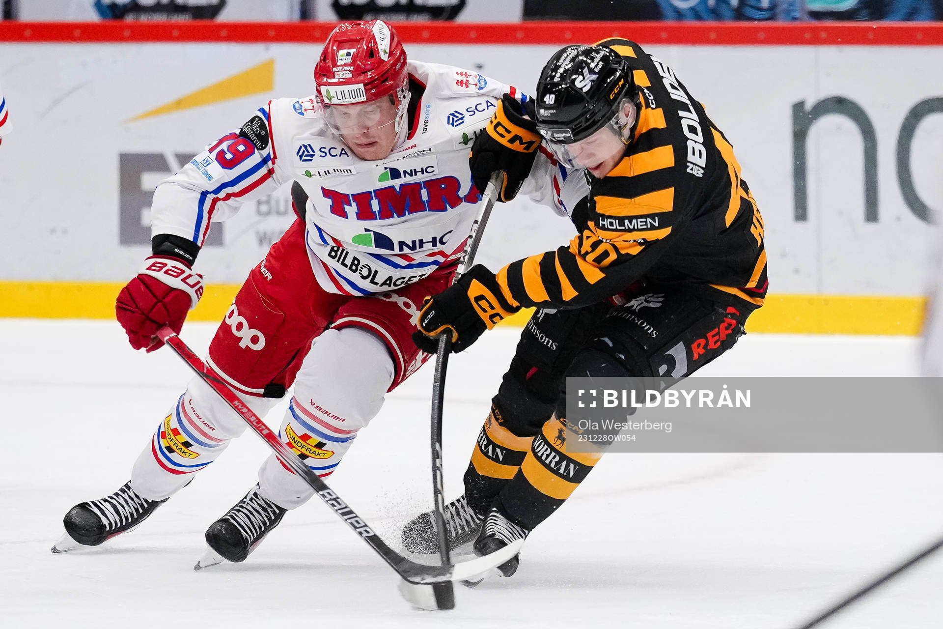 Timrås Erik Andersson och Skellefteås Anton Heikkinen