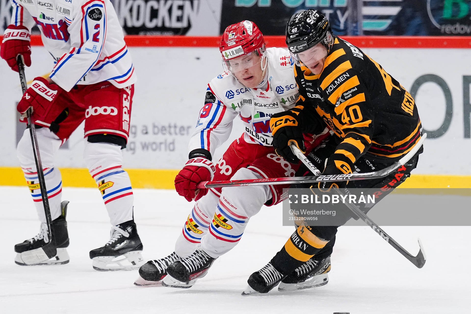 Timrås Erik Andersson och Skellefteås Anton Heikkinen