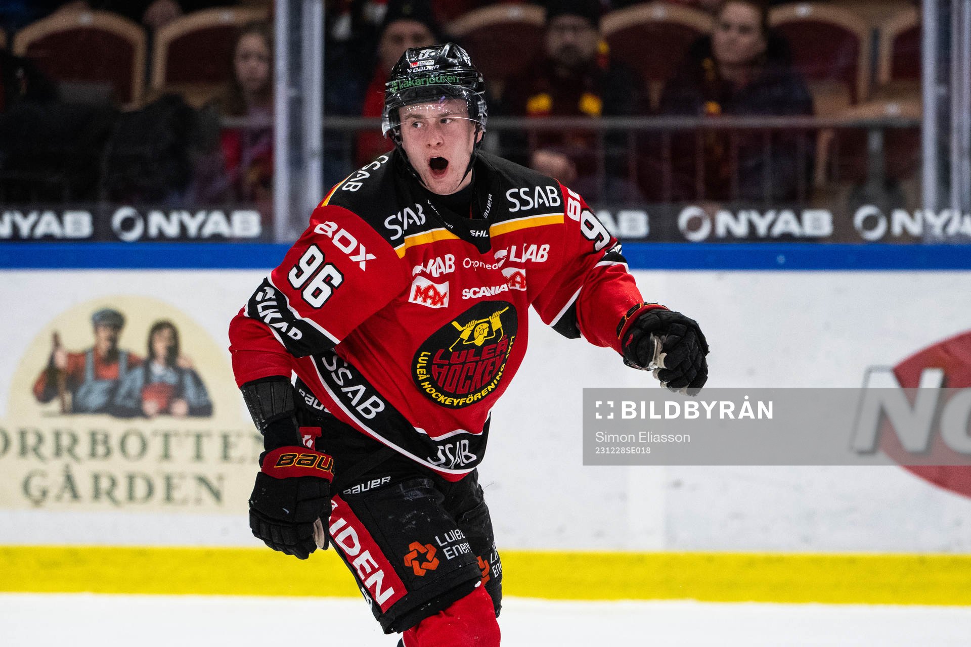 Luleås Pontus Andreasson har ont