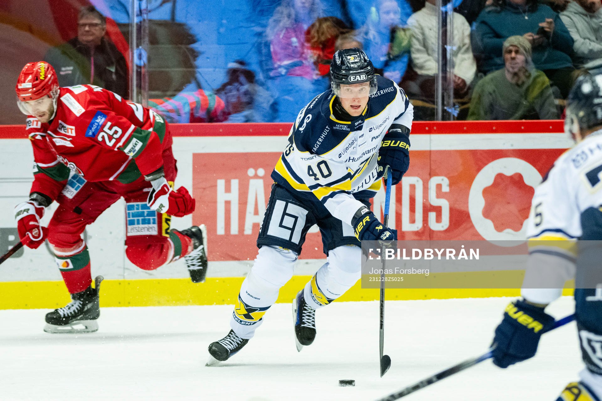 MoDos Sam Vigneault och HV71s Oskar Stål-Lyrenäs
