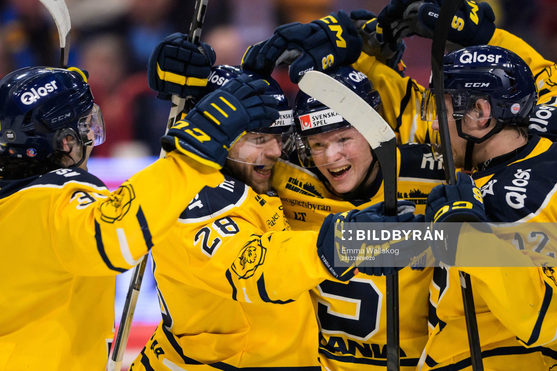 Södertäljes Julius Bergman jublar