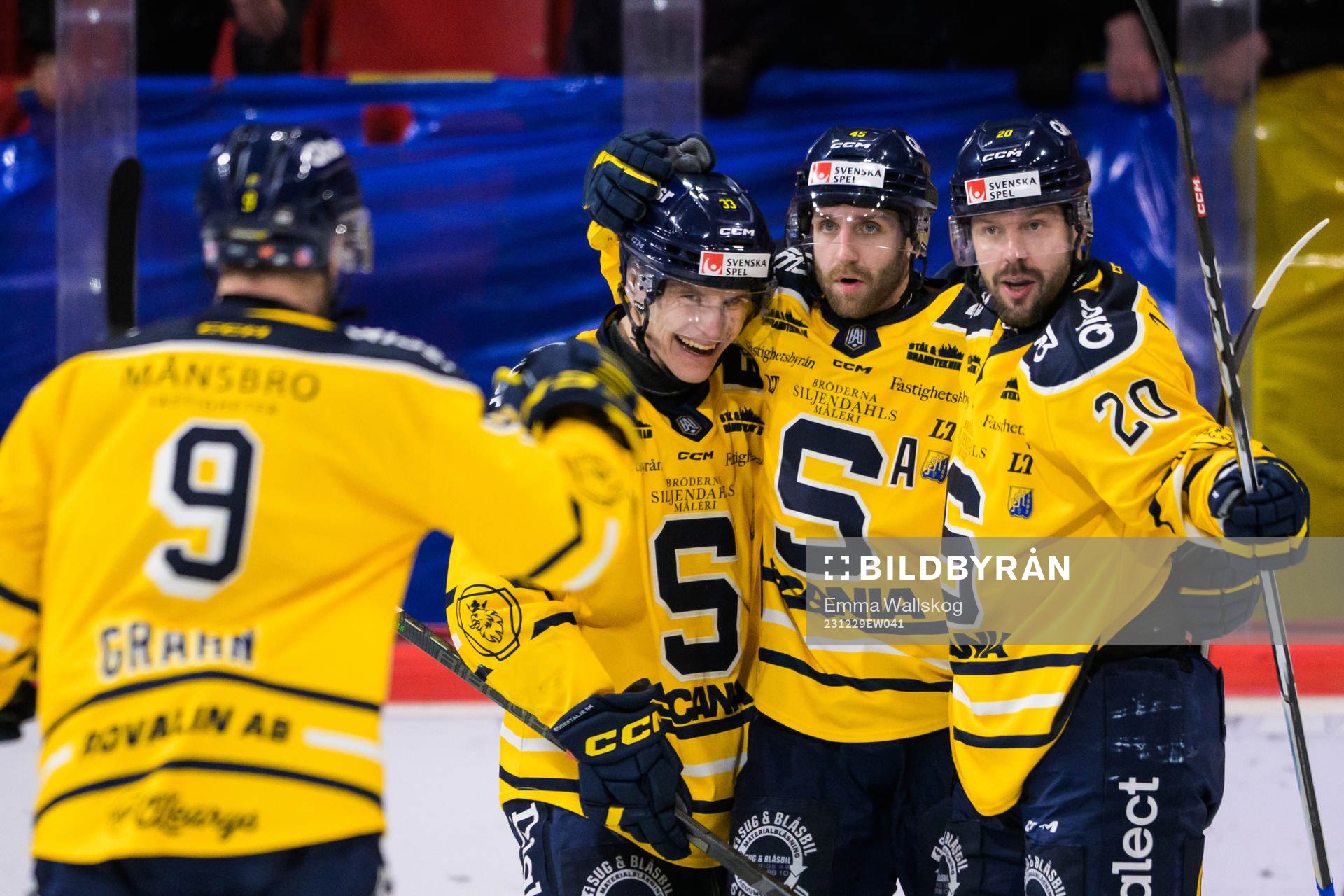 Södertäljes Filiph Engsund, Sebastian Dyk och Marcus