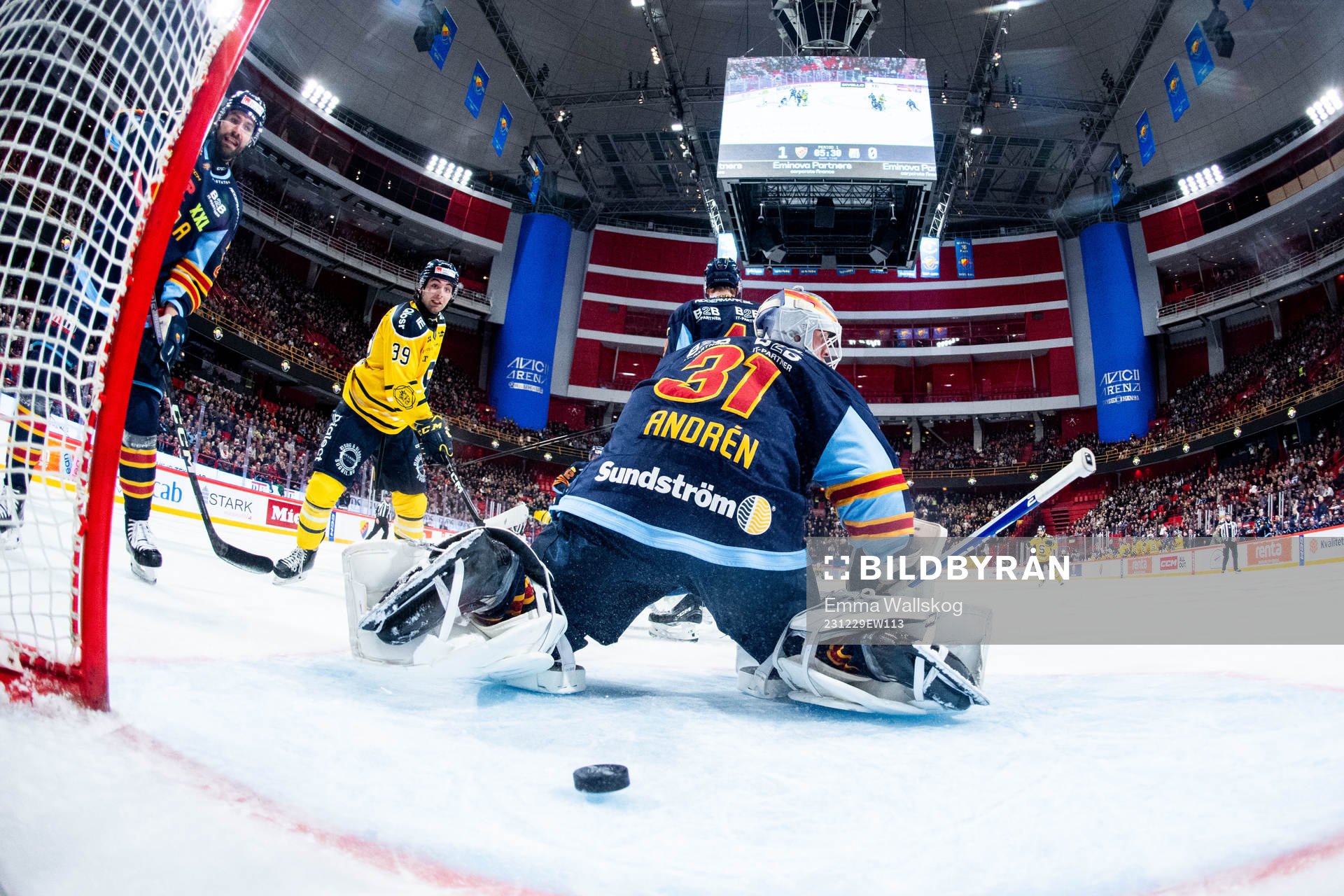 Södertäljes Stelio Mattheos och Djurgårdens Ludvig