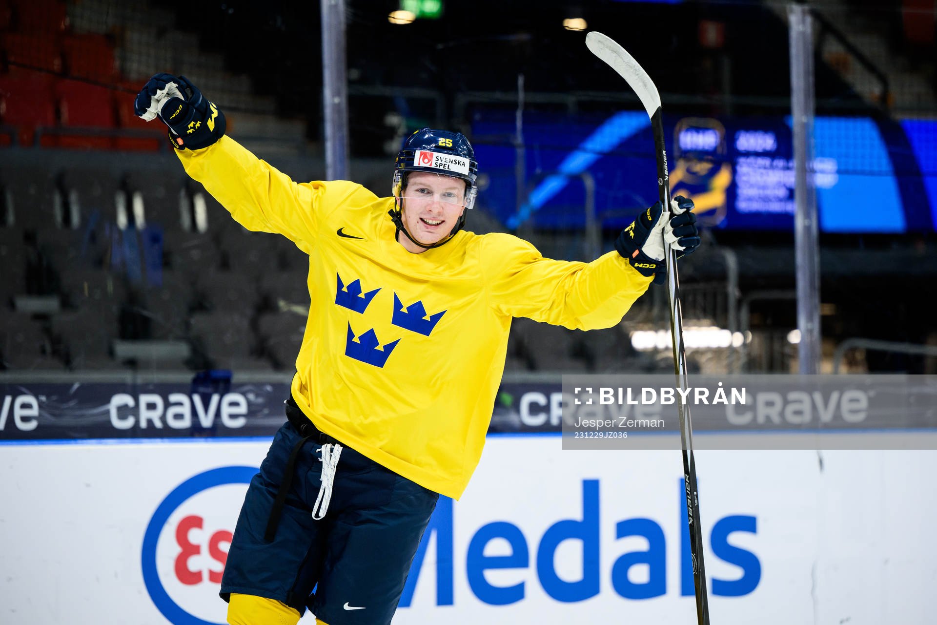 Otto Stenberg of Sweden at a practice session