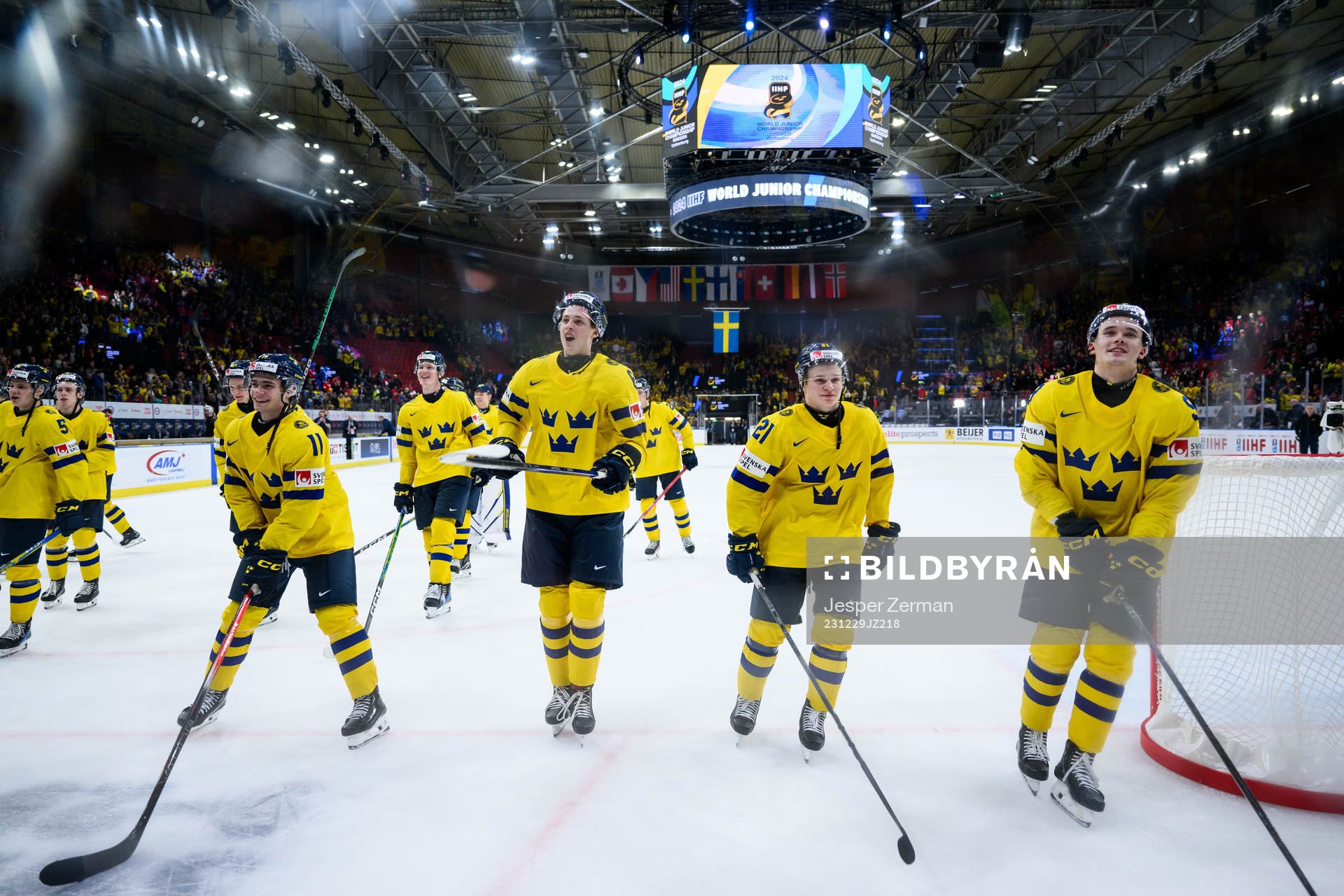 Isac Born, Anton Johansson, Zeb Forsfjäll and Theo
