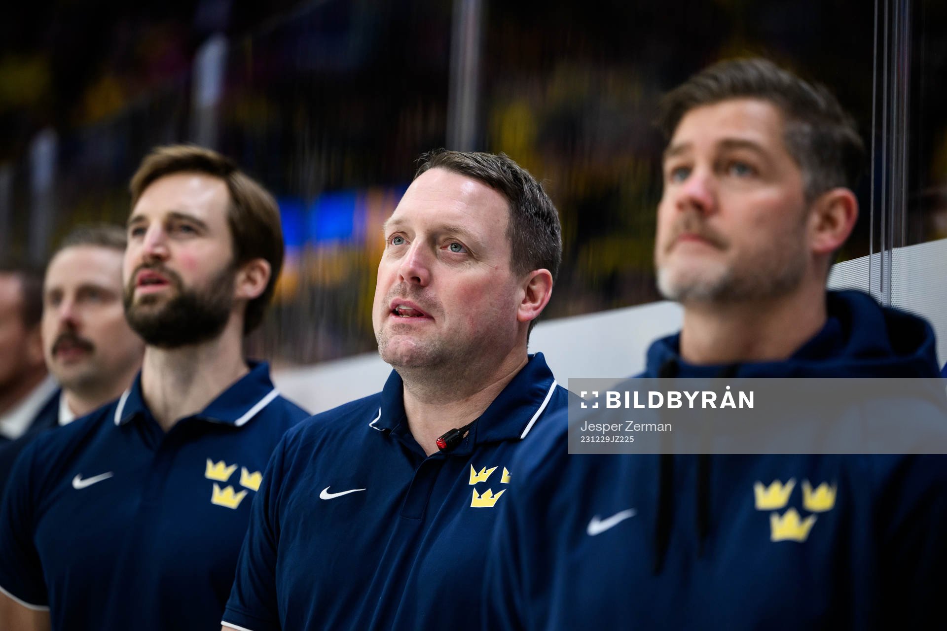 Equipment manager Daniel Nilsson
