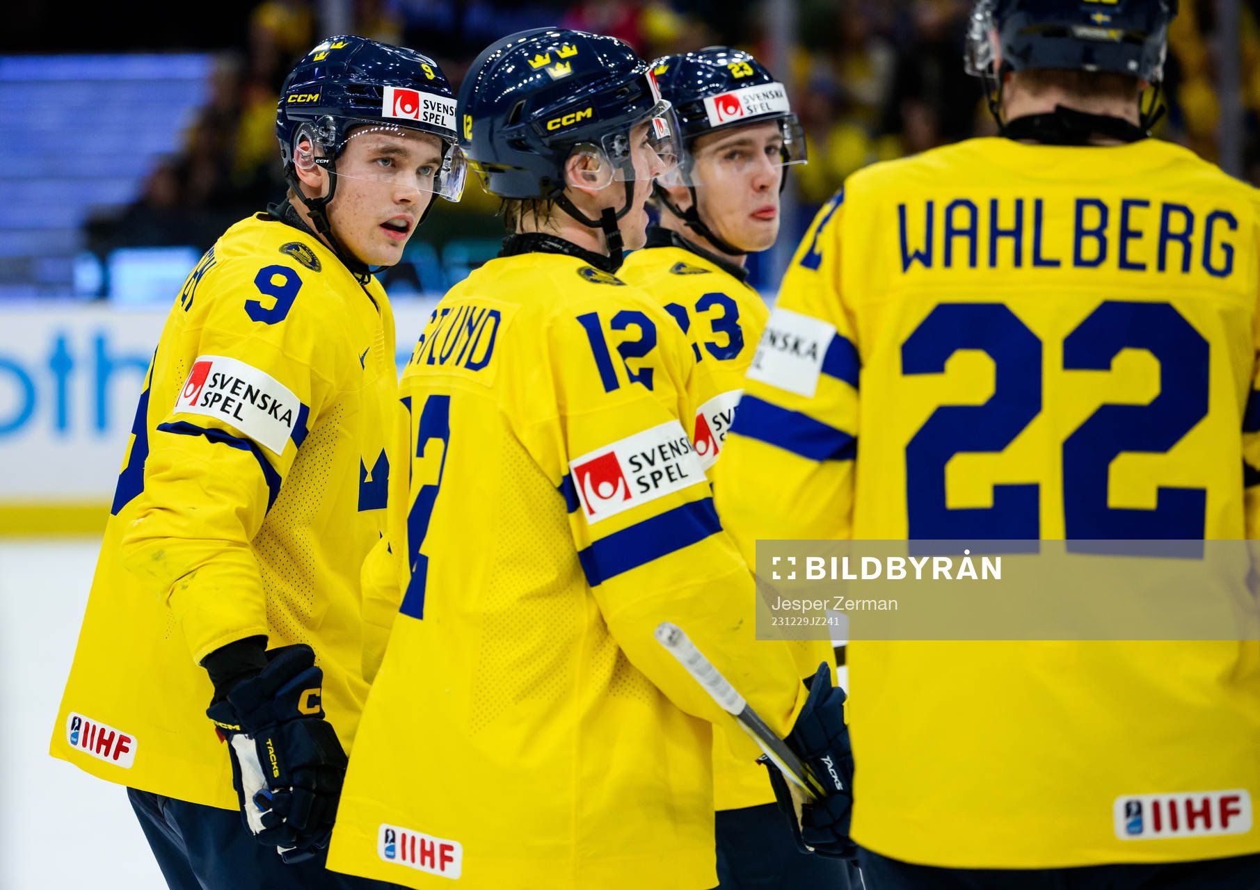 Theo Lindstein, Noah Östlund and Jonathan Lekkerimäki of