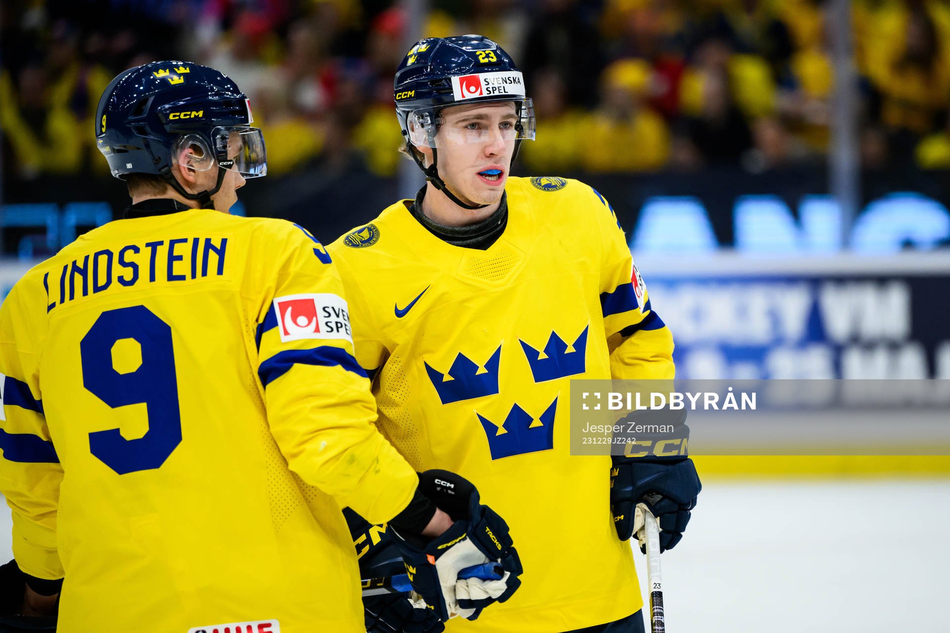 Theo Lindstein and Jonathan Lekkerimäki of Sweden