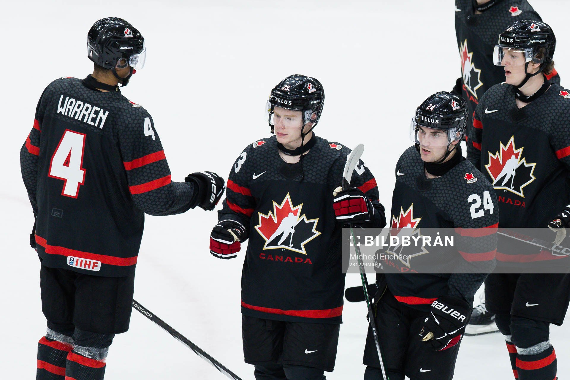 Ty Nelson of Canada looks dejected