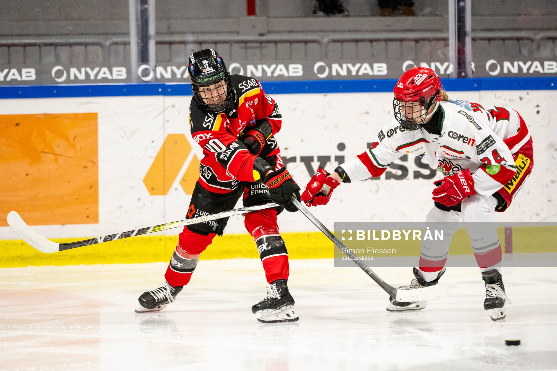 Luleås Noora Tulus och Modos Ebba Hedqvist