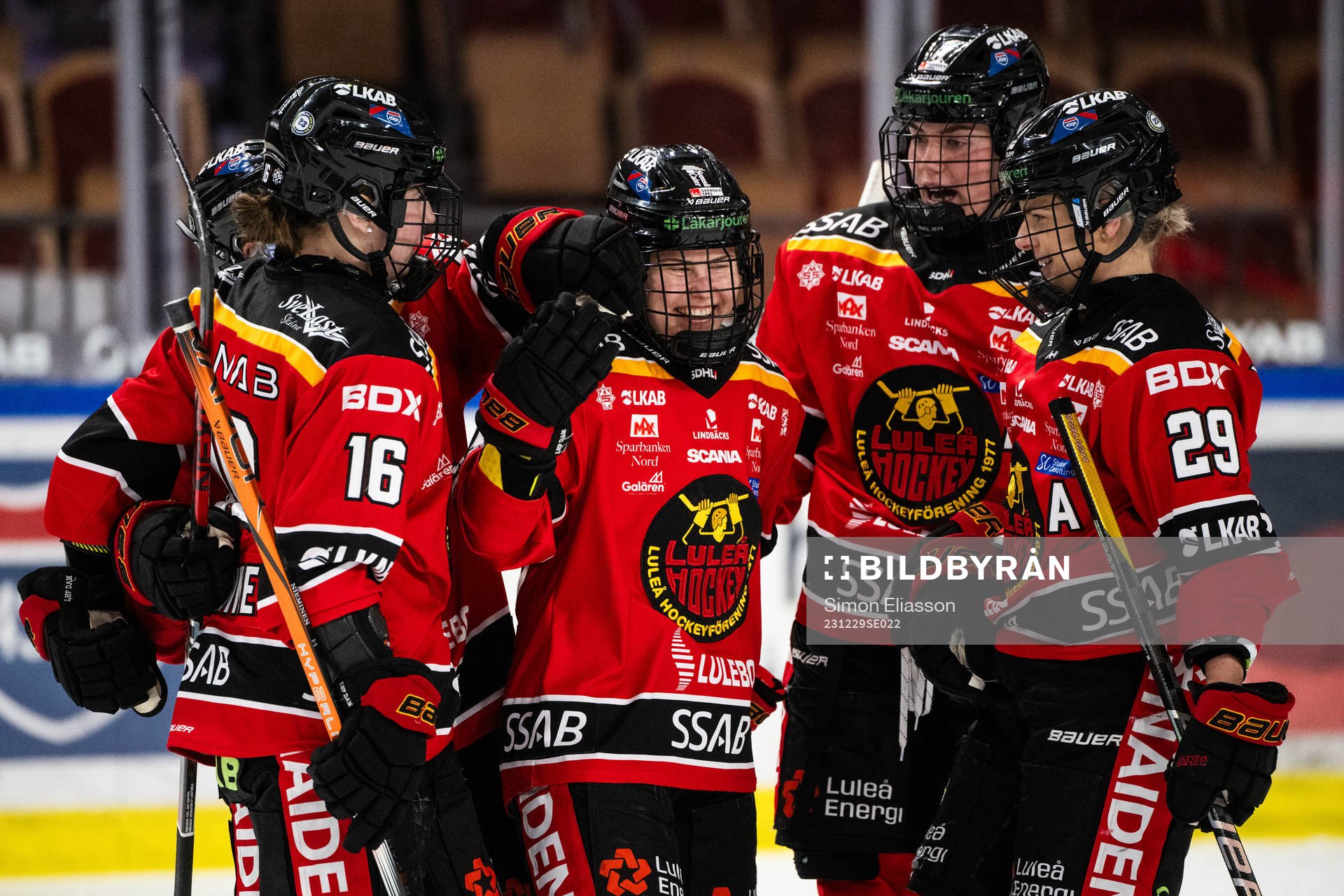 Luleås Noora Tulus jublar