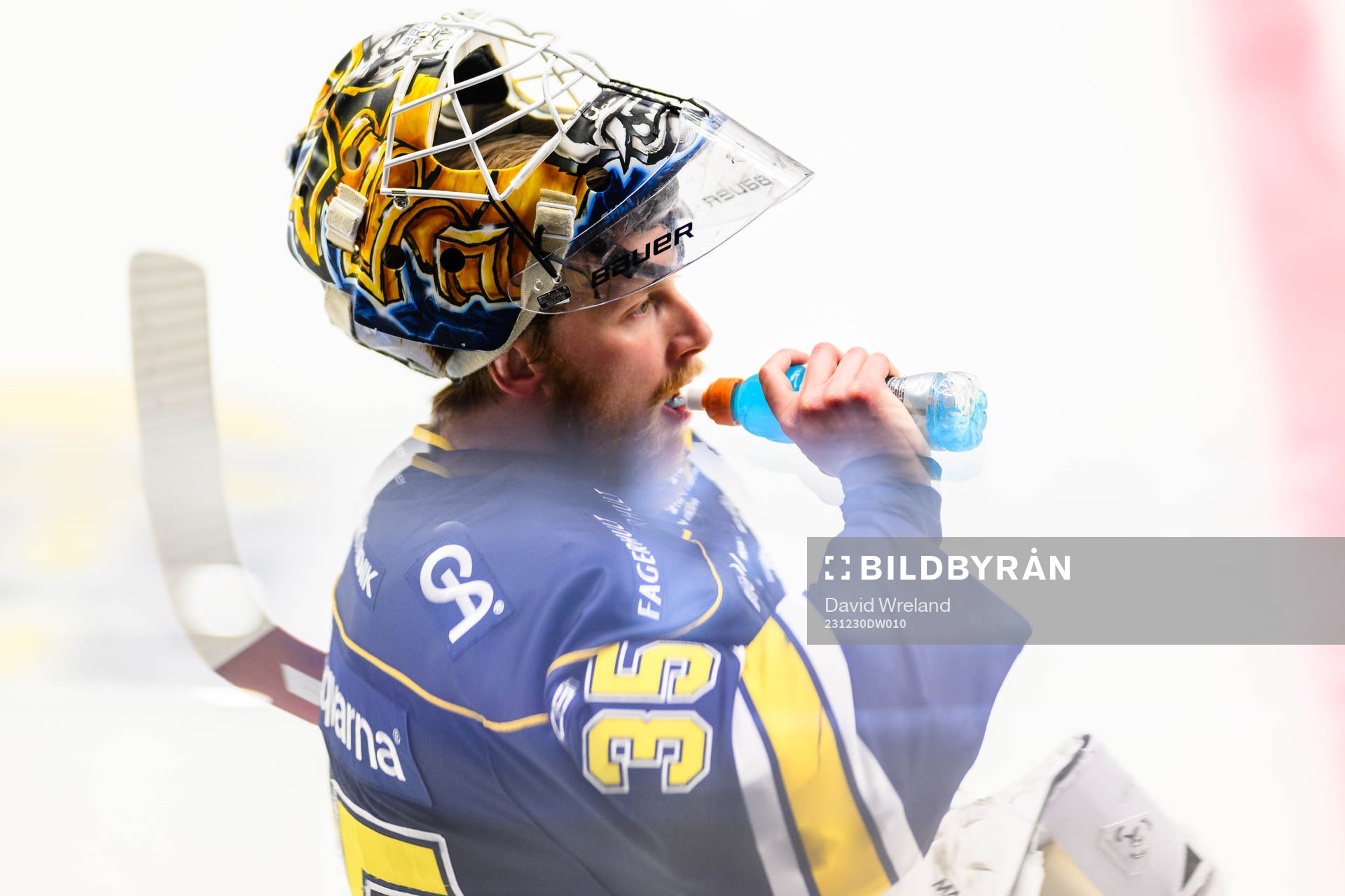 HV71s målvakt Victor Brattström