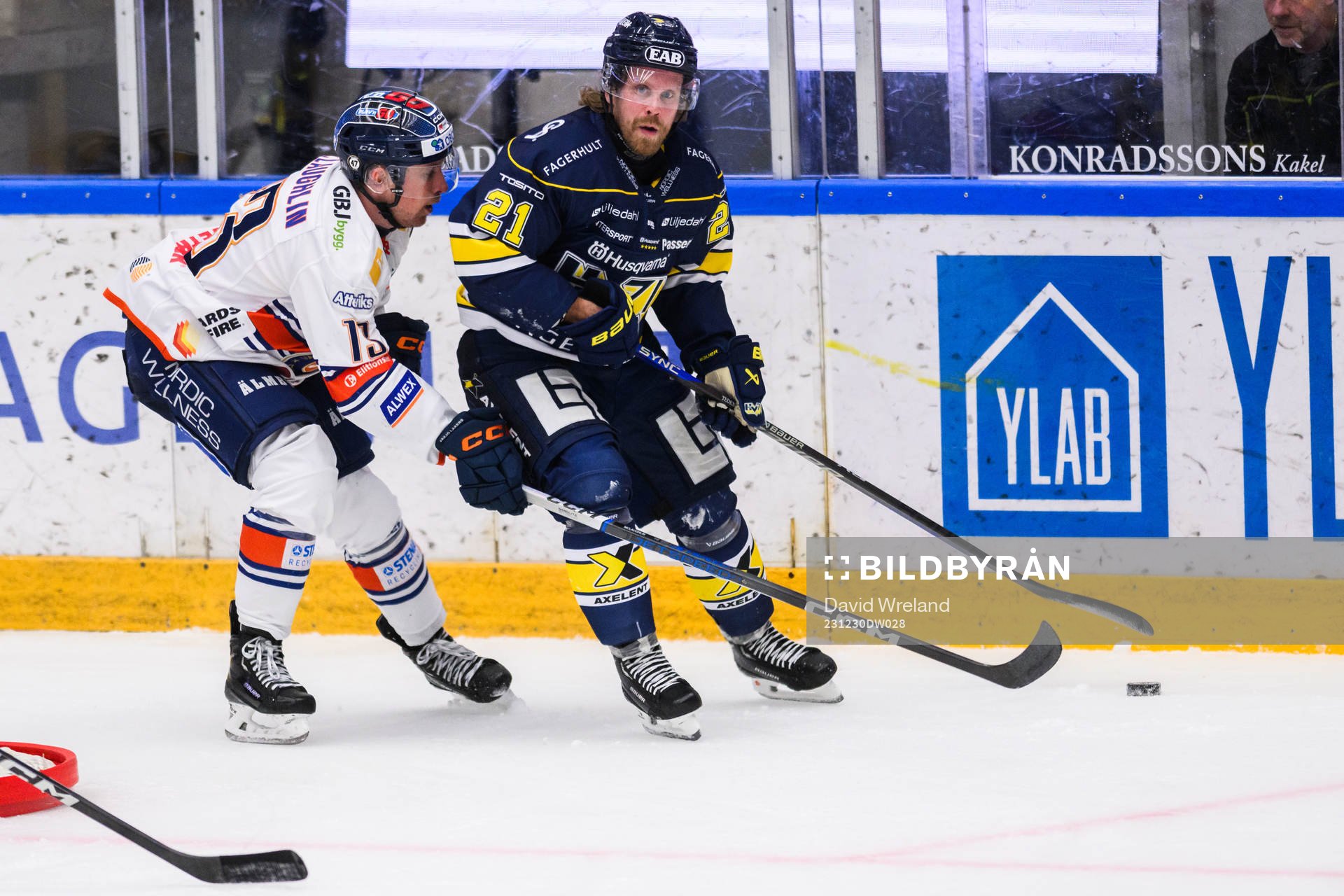 Växjös John Dahlström och HV71s Mattias Tedenby