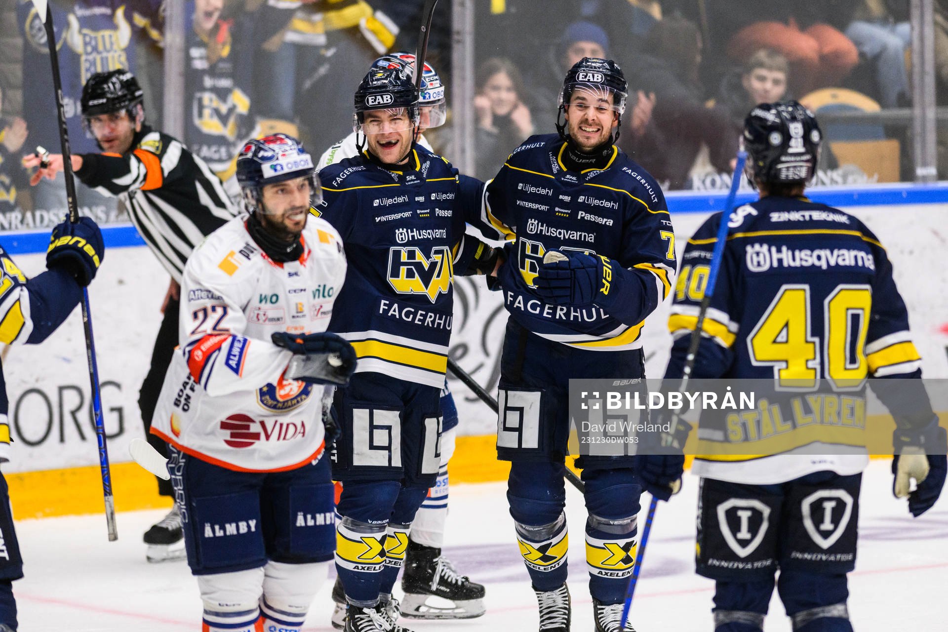 HV71s Radan Lenc jublar