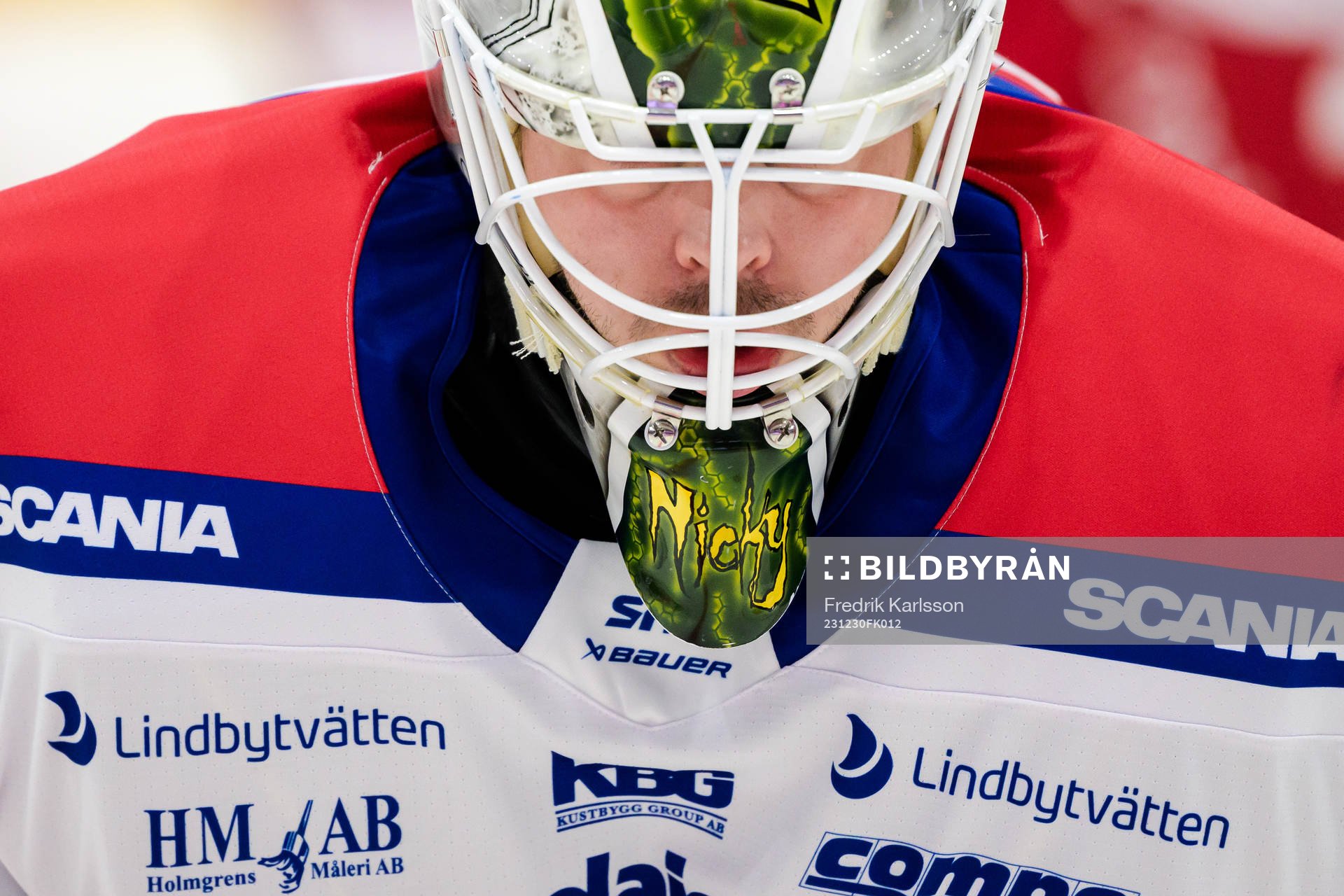 Oskarshamns målvakt Niklas Lundström