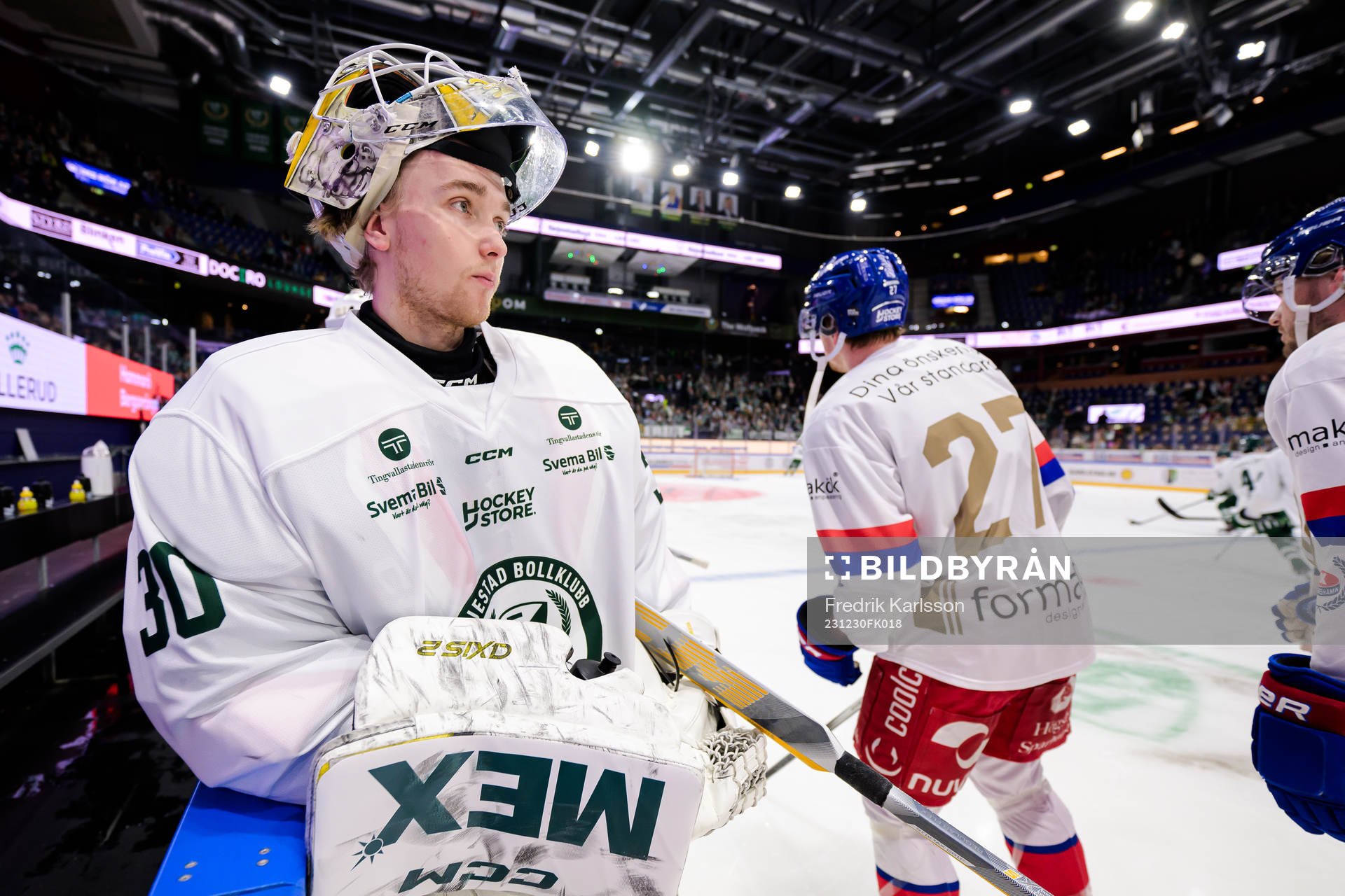 Färjestads målvakt Tobias Normann