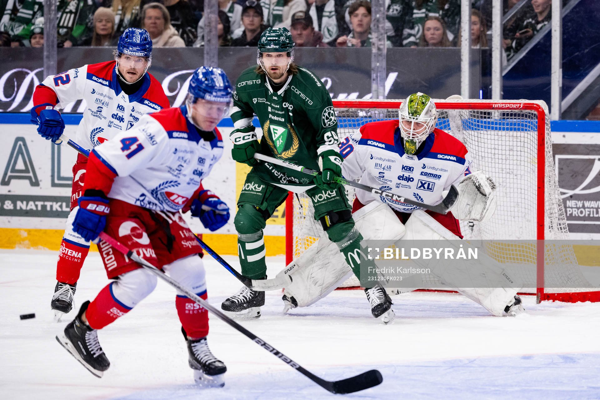 Oskarshamns målvakt Niklas Lundström