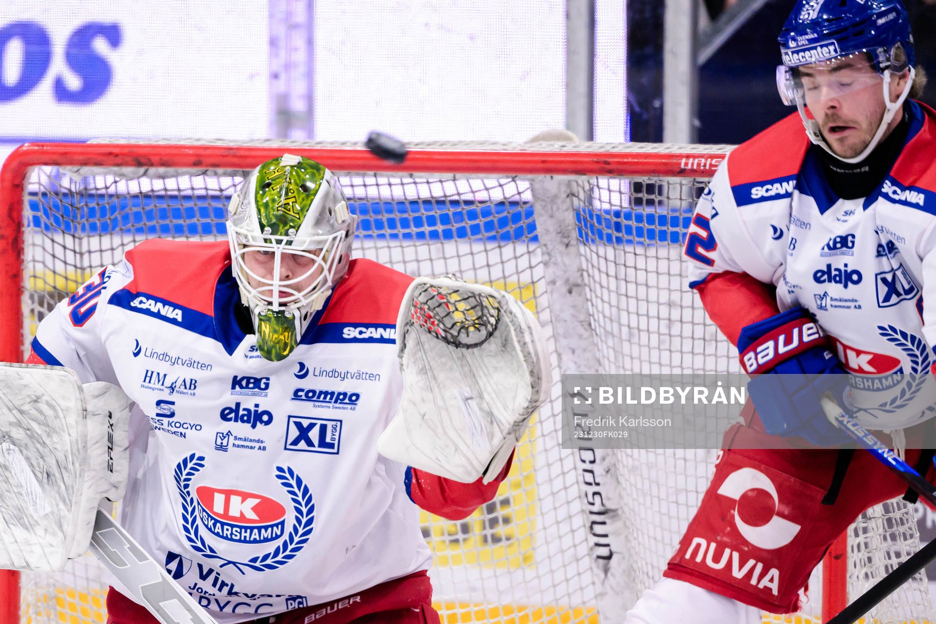 Oskarshamns målvakt Niklas Lundström
