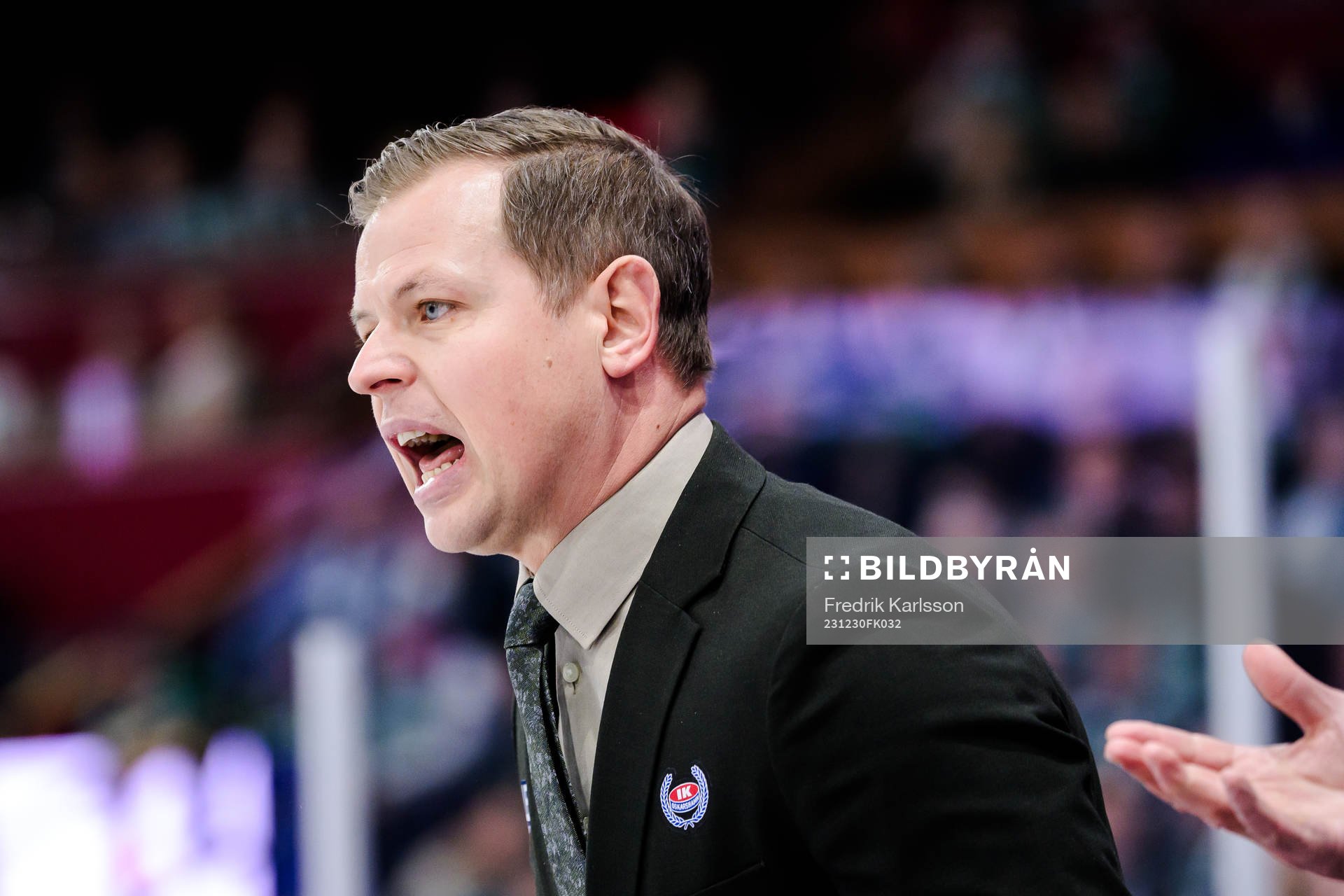 Oskarshamns tränare Martin Filander