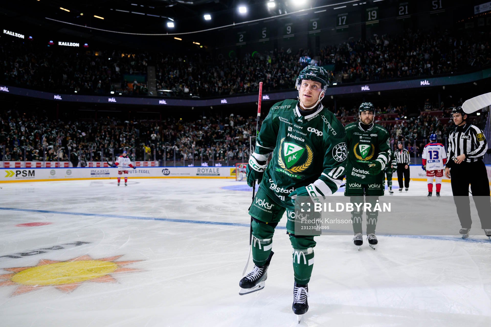 Färjestads Marcus Nilsson jublar
