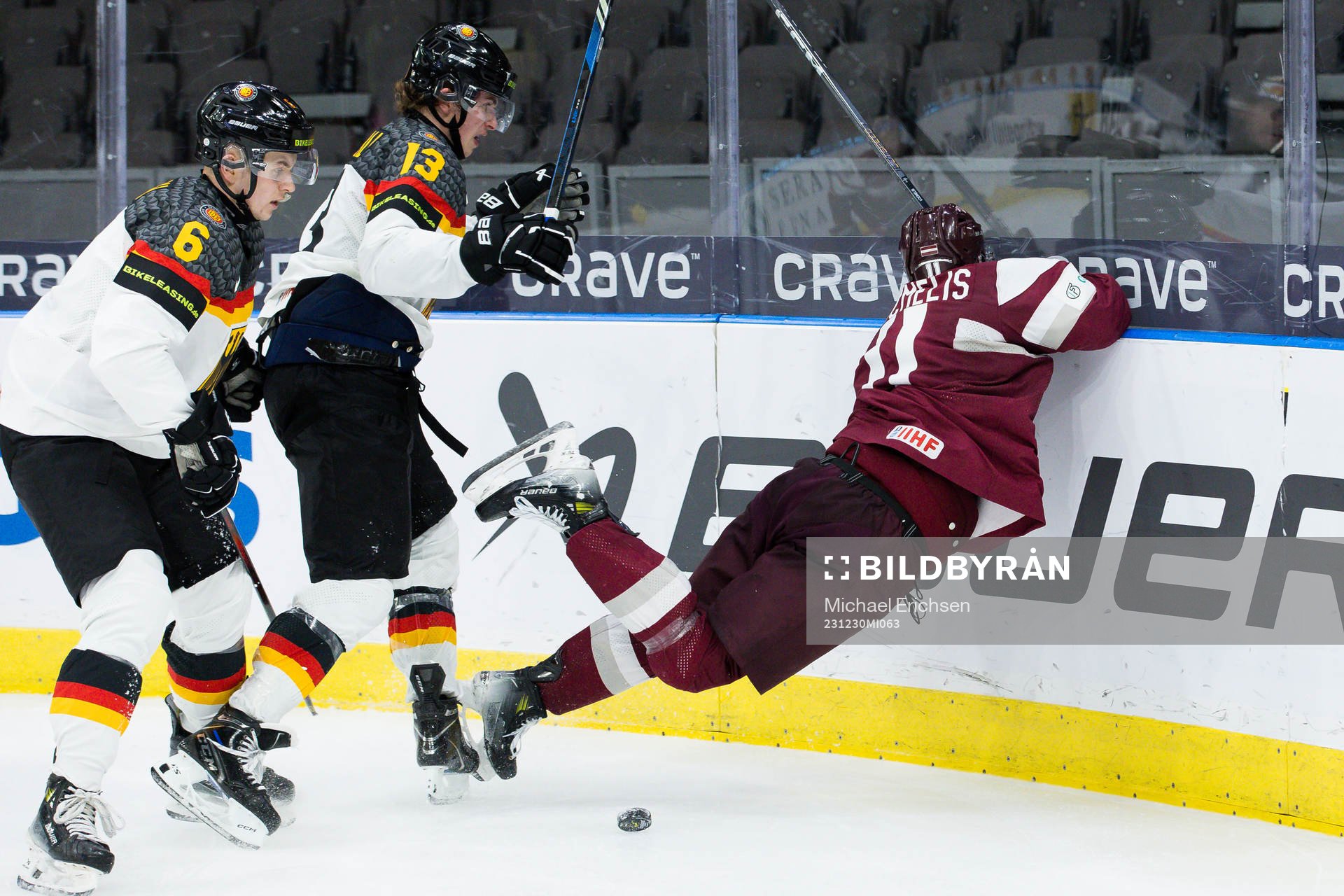 Veit Oswald of Germany and Dans Locmelis of Latvia