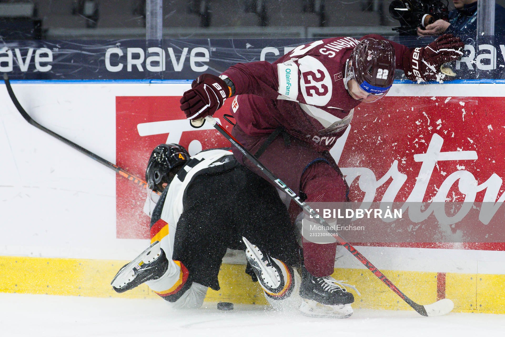 Phillip Sinn of Germany Sandis Vilmanis of Latvia