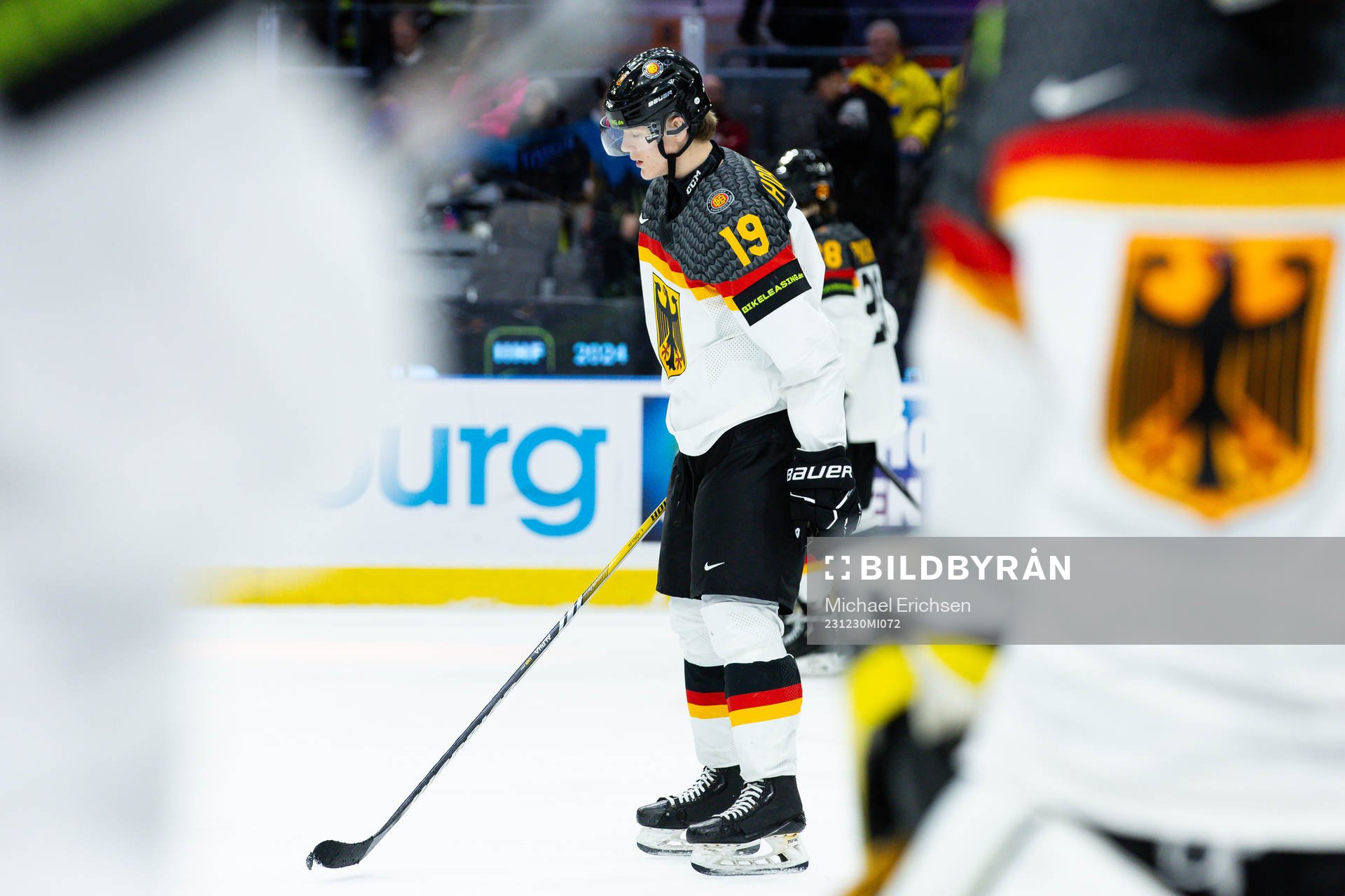 Eric Hordler of Germany looks dejected