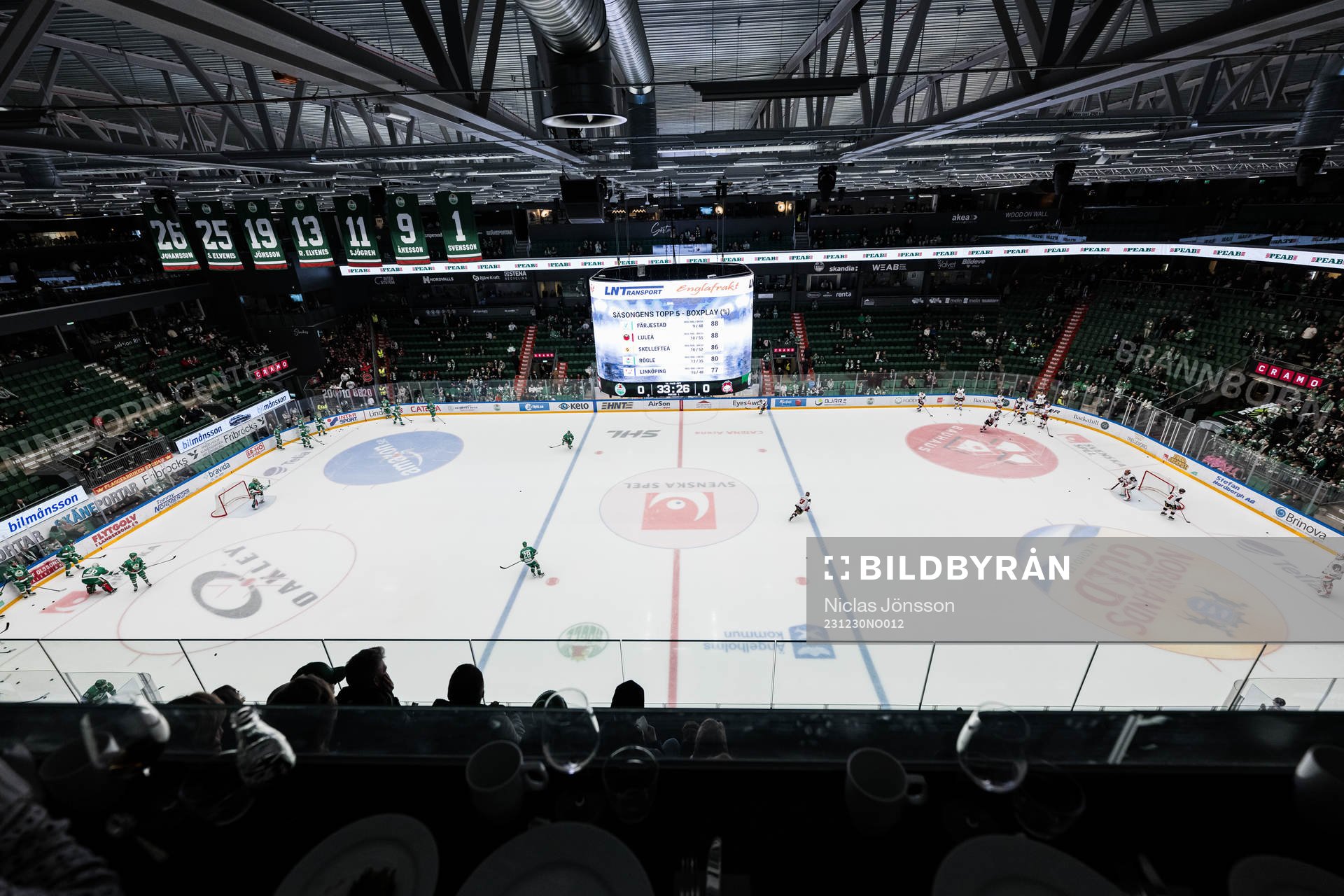 Rögle och Malmö Redhawks spelarna