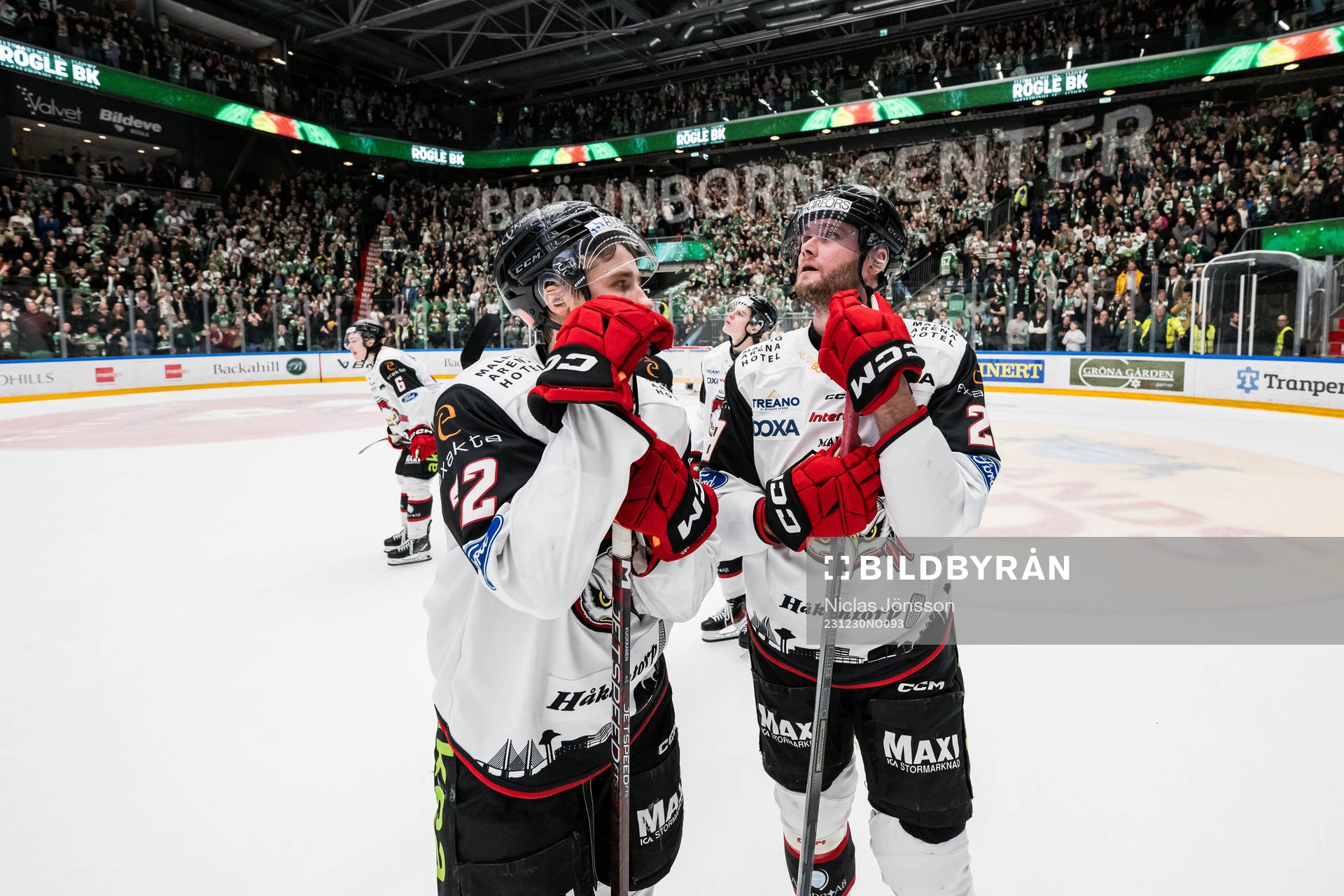 Malmö Redhawks Janne Kuokkanen och Kim Rosdahl