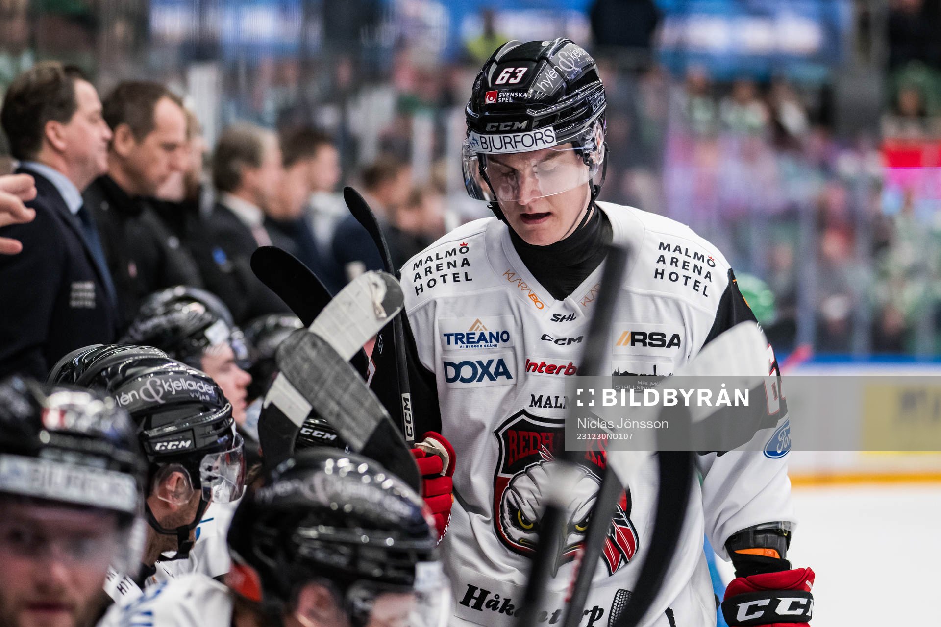 Malmö Redhawks Fredrik Händemark deppar