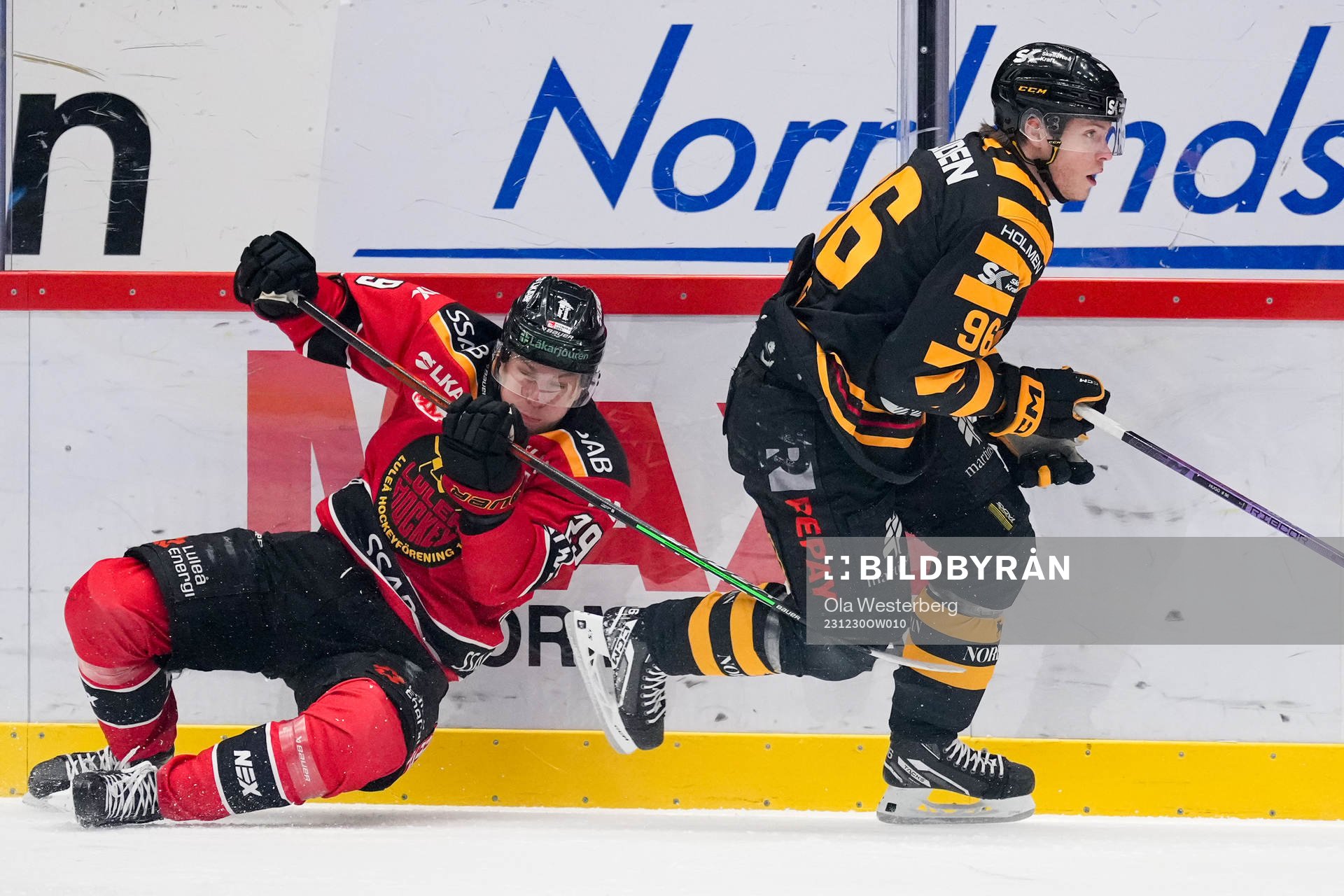 Luleås Erik Gustafsson och Skellefteås Rickard Hugg
